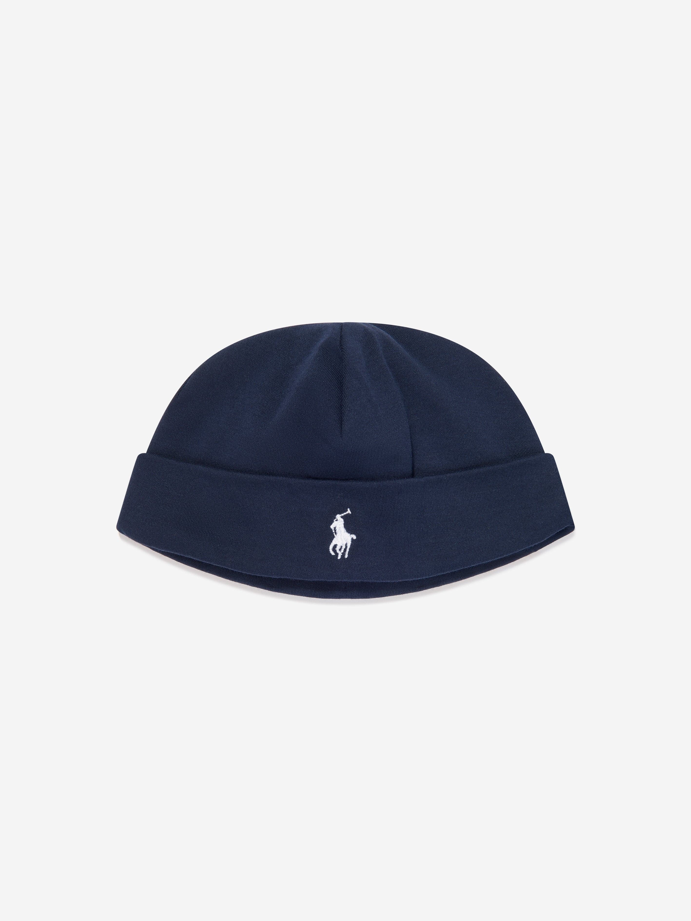Ralph Lauren Baby Boys Beanie Hat in Navy Clearance Official