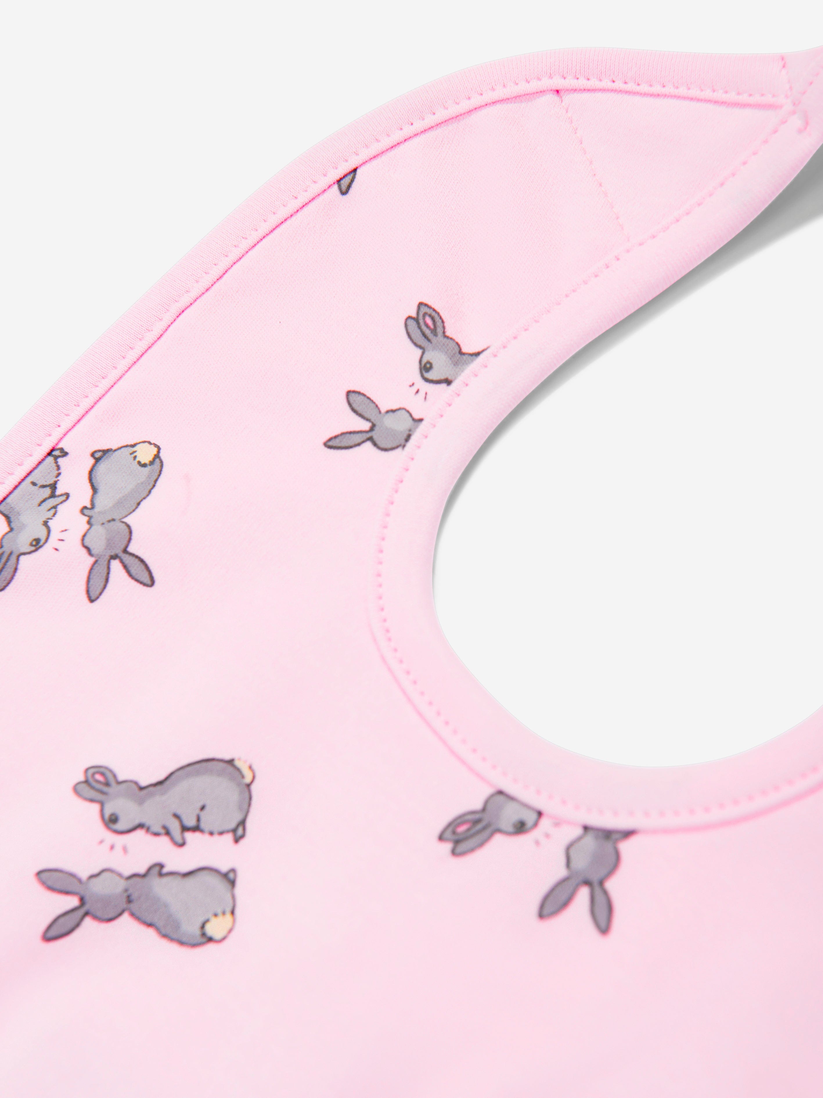 Rachel Riley Baby Girls Bunny Bib in Pink Wholesale Pice Cheap Pice