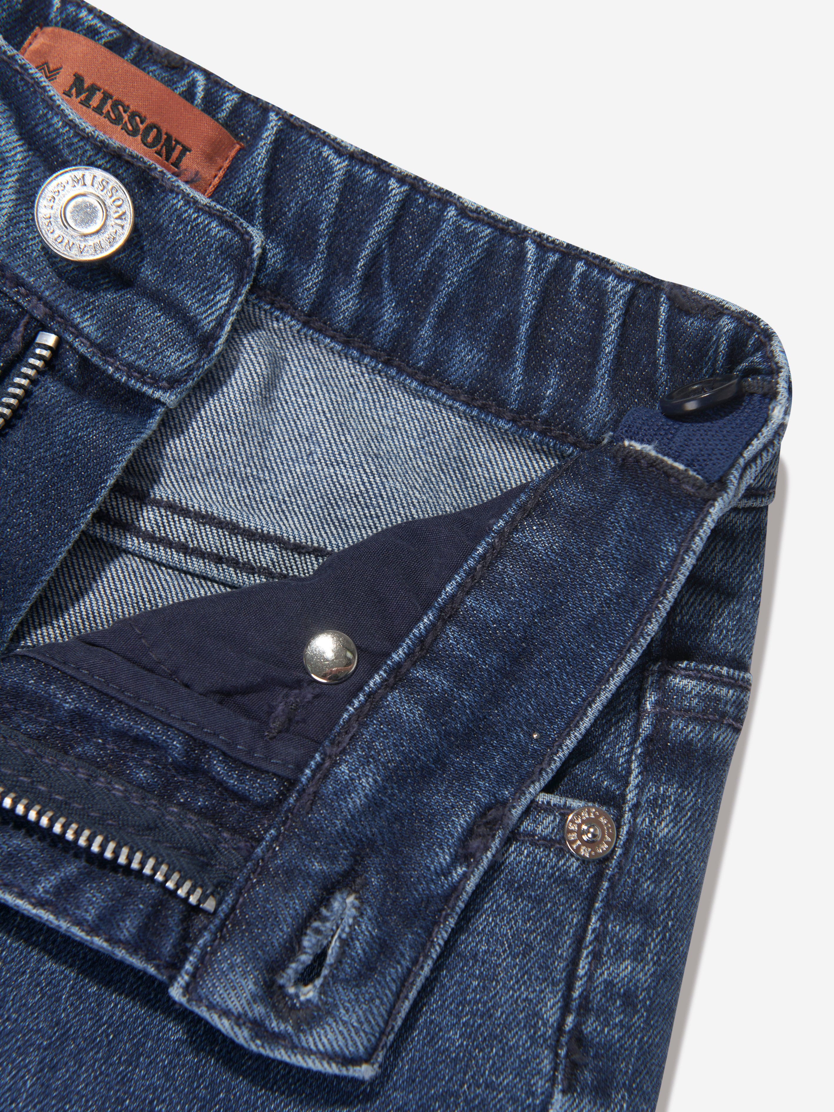 Missoni Boys Slim Fit Jeans in Blue Sale Real