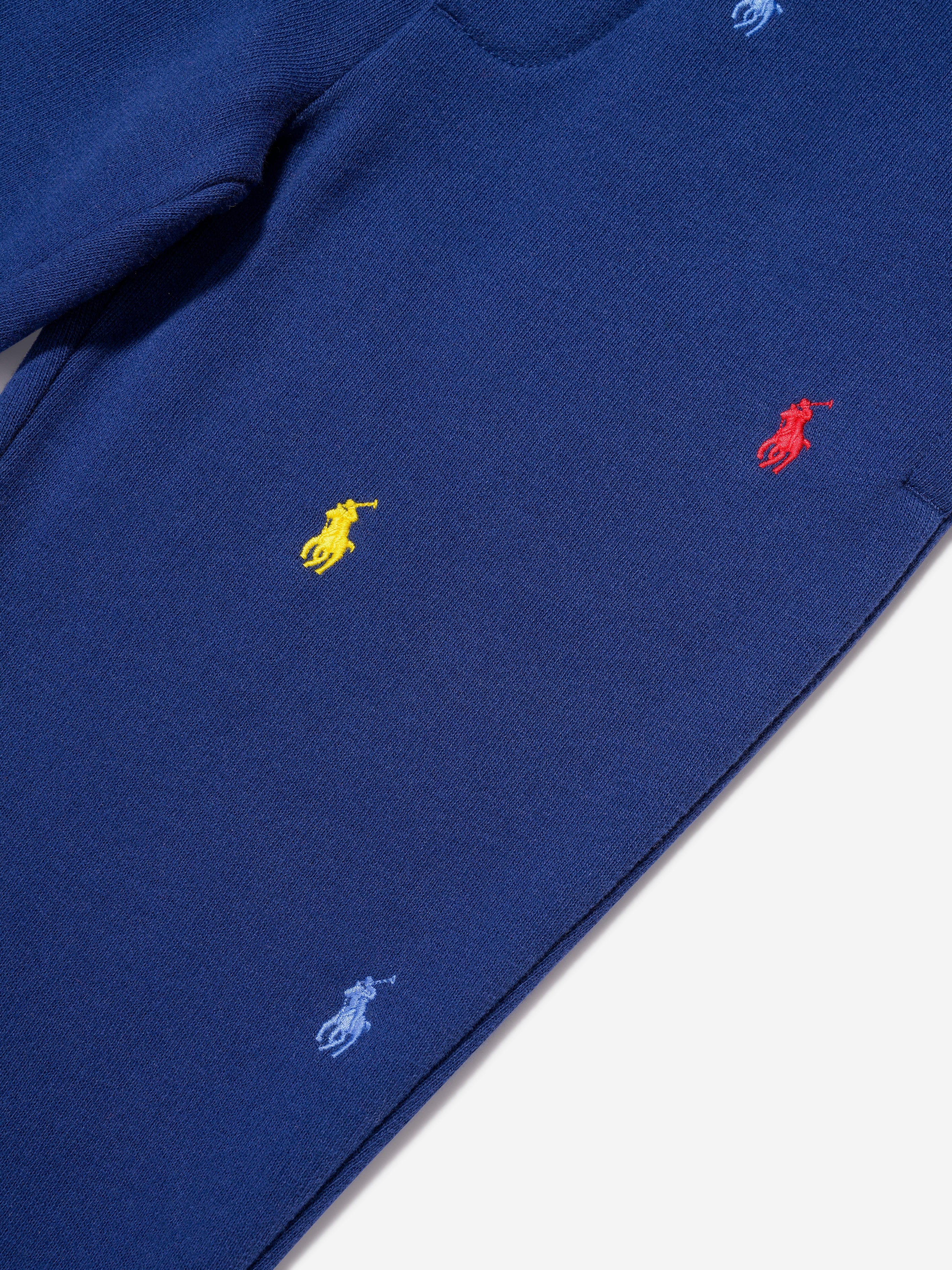 Ralph Lauren Boys Logo Joggers in Navy Cheap Extremely