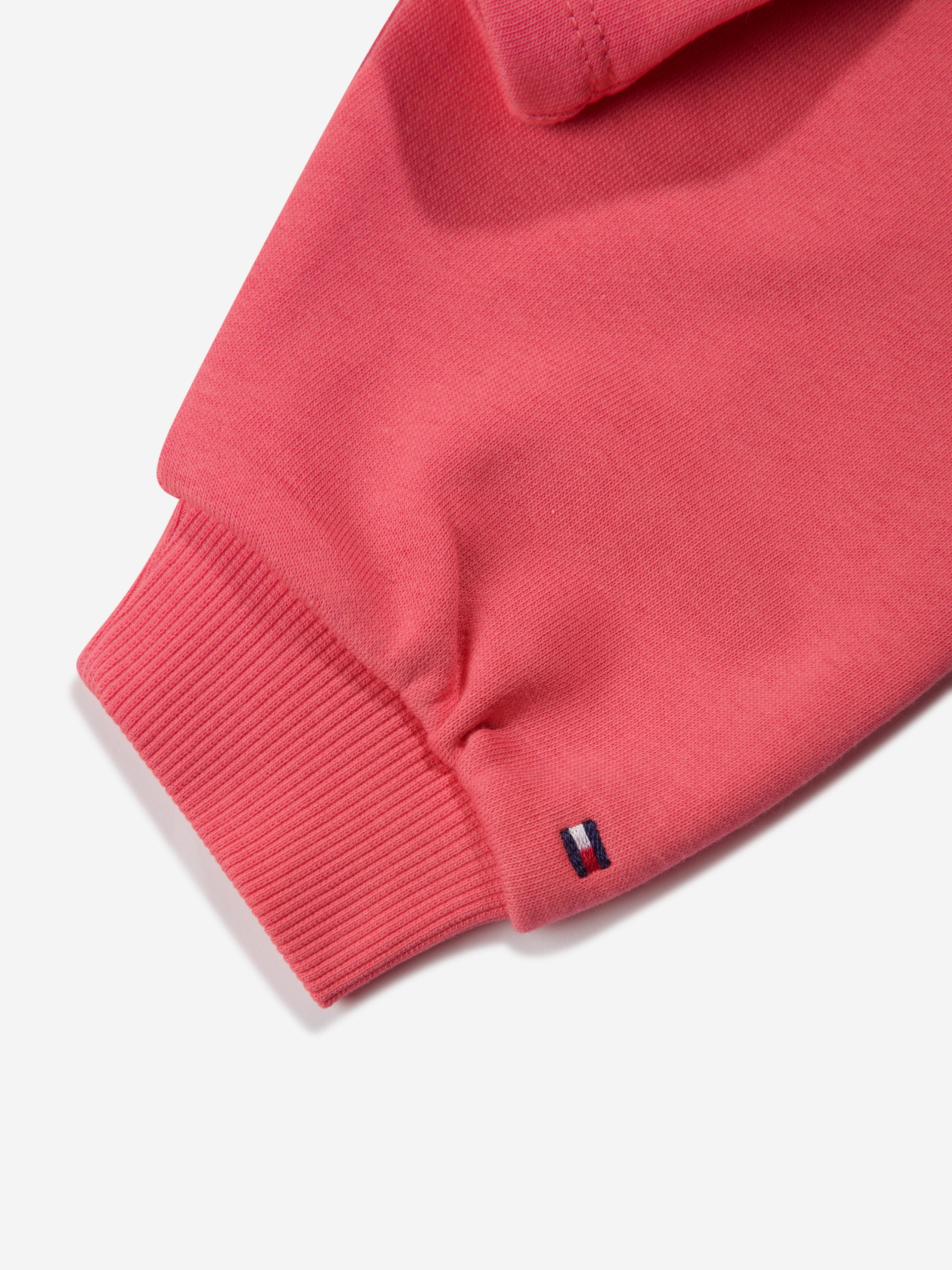 Tommy Hilfiger Girls Monotype Hoodie in Peach Discount Latest Collections