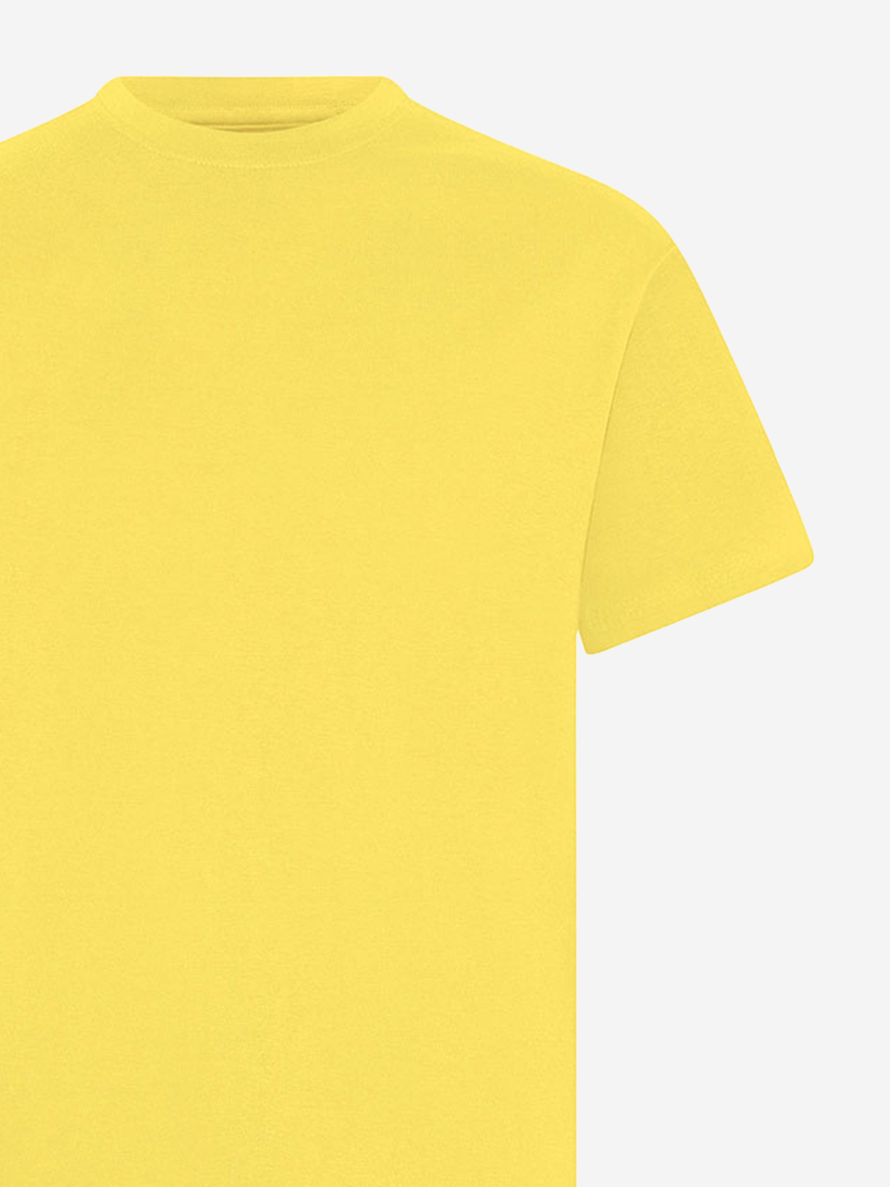 Zeco Kids School Crew Neck T-Shirt (Twin Pack) in Yellow Outlet Marketable