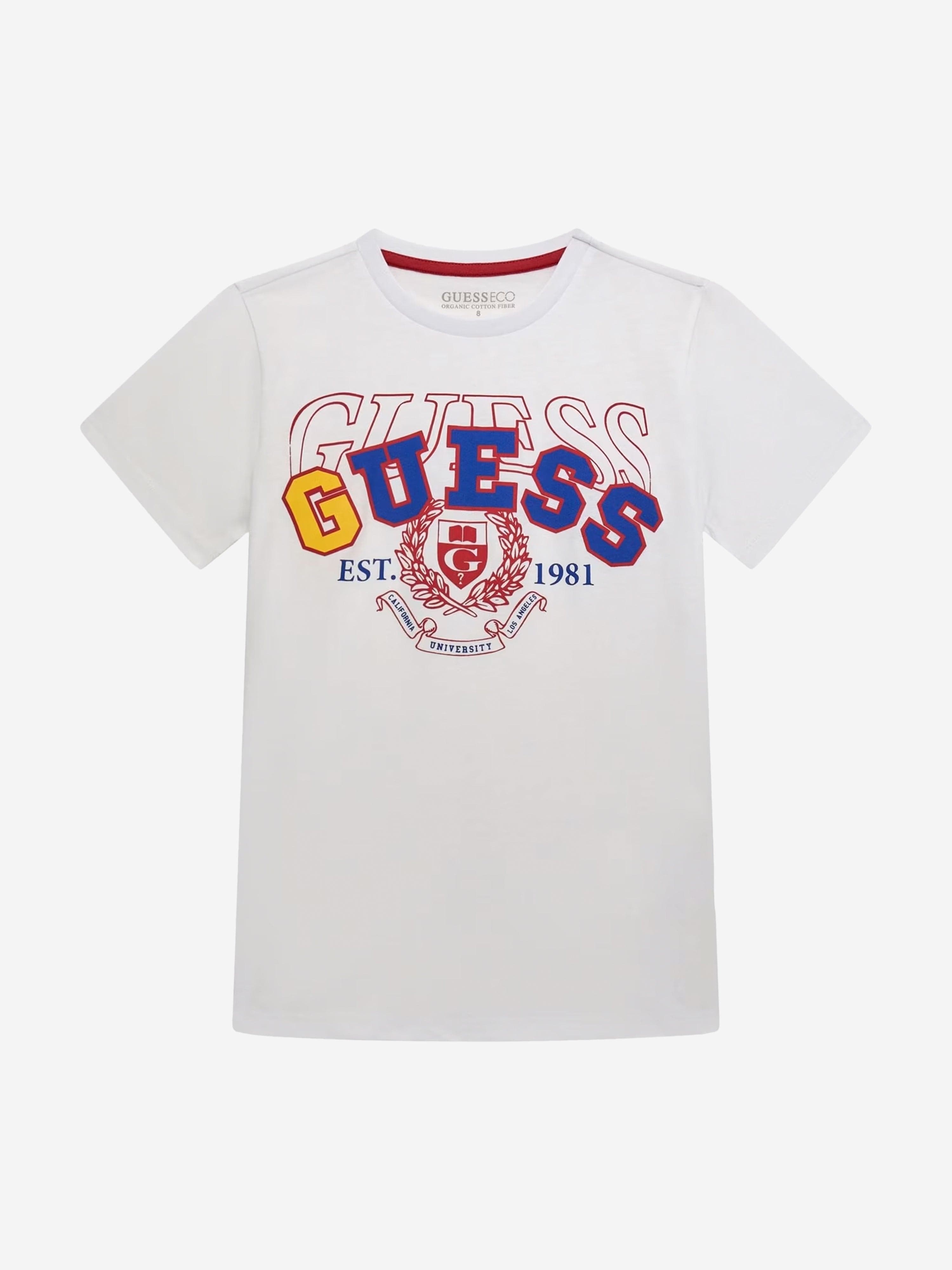 Boys Logo T-Shirt in White Buy Cheap Looking For