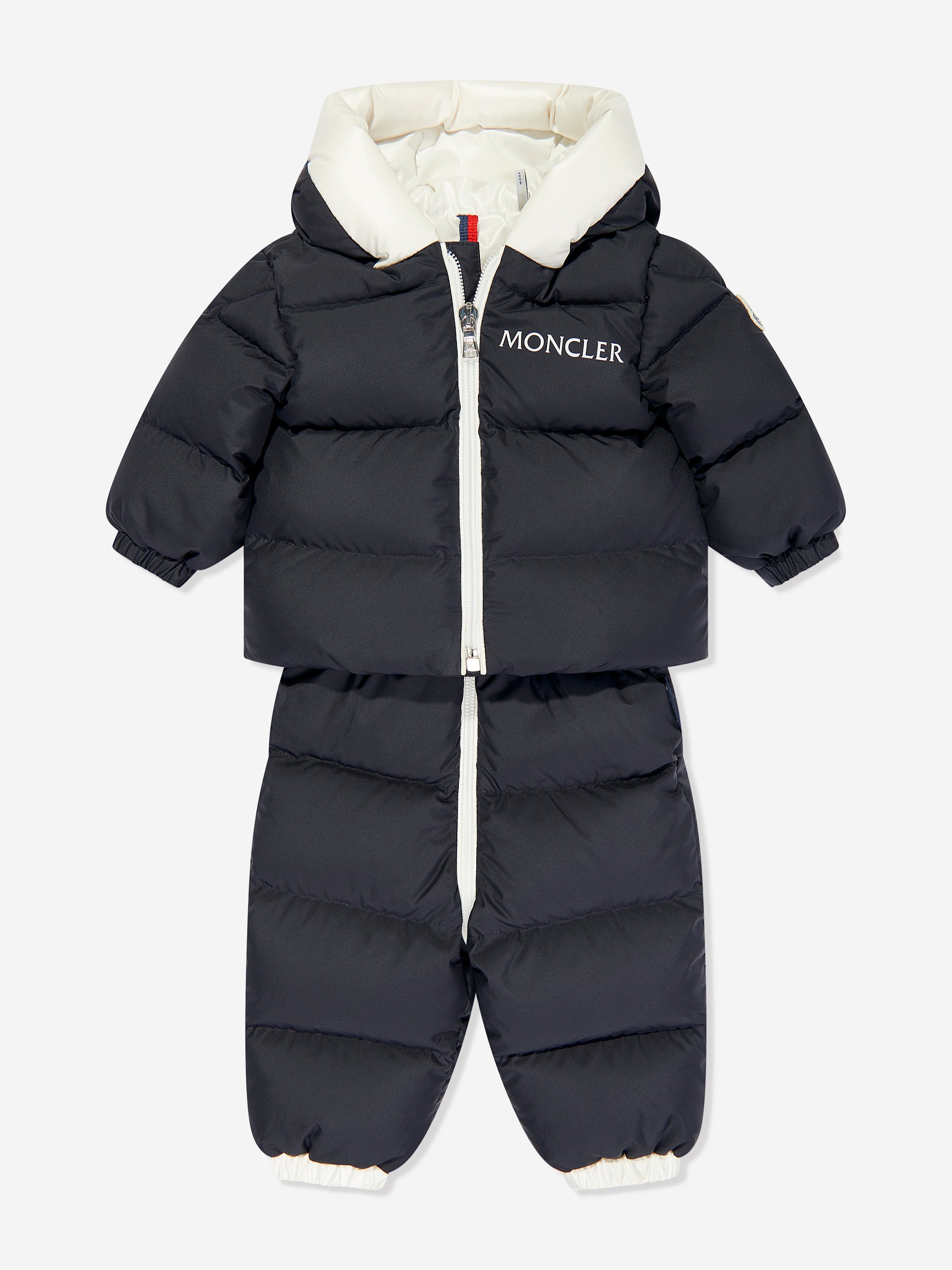 Moncler Enfant Baby Down Padded Xola Jacket in Navy Cheap Sale Amazon