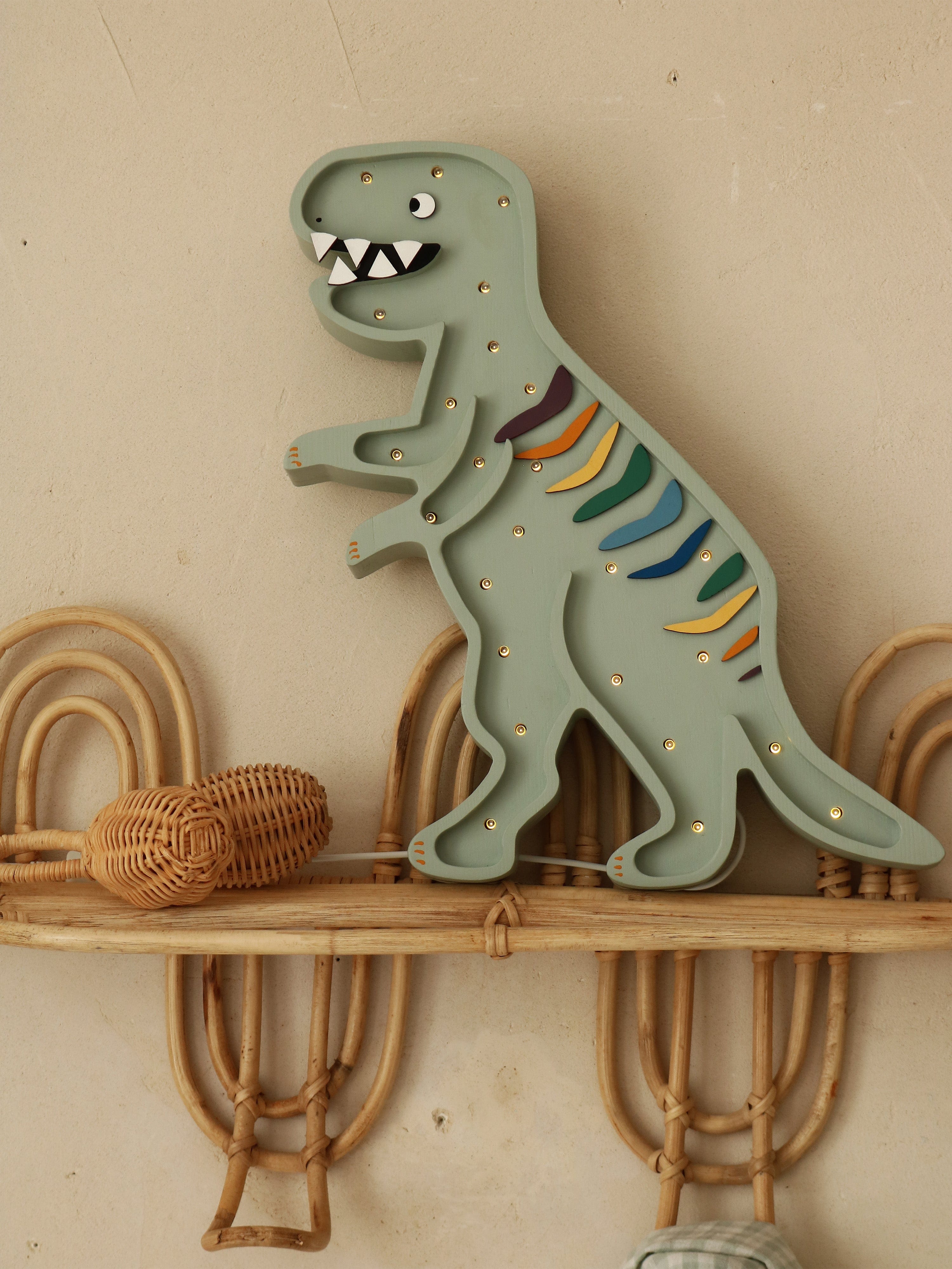 Little Lights Dino T.Rex Lamp in Grey (38.5¡Á26.5x5.5 cm) Explore Online