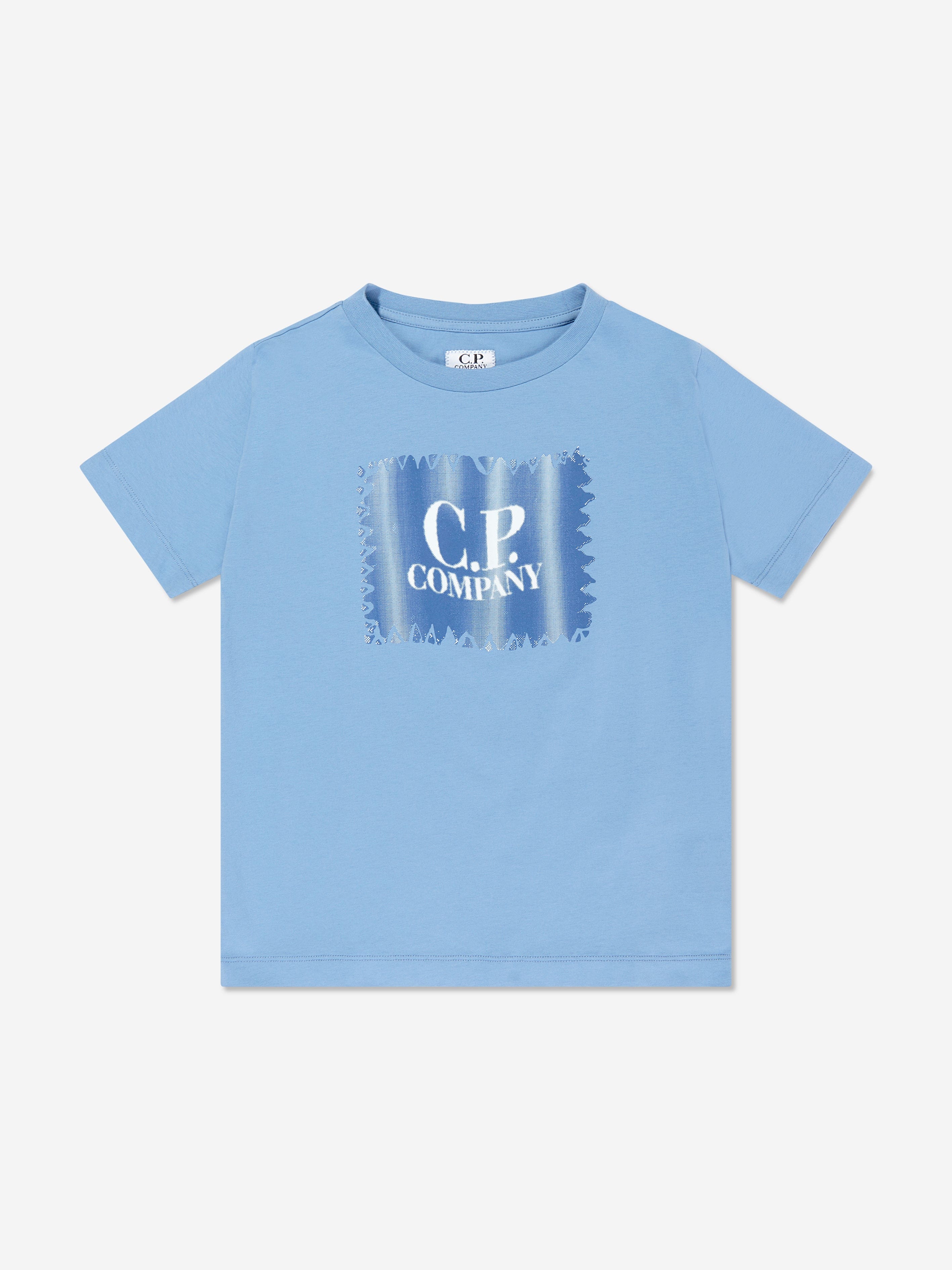 Boys Logo T-Shirt in Blue Sale Comfortable
