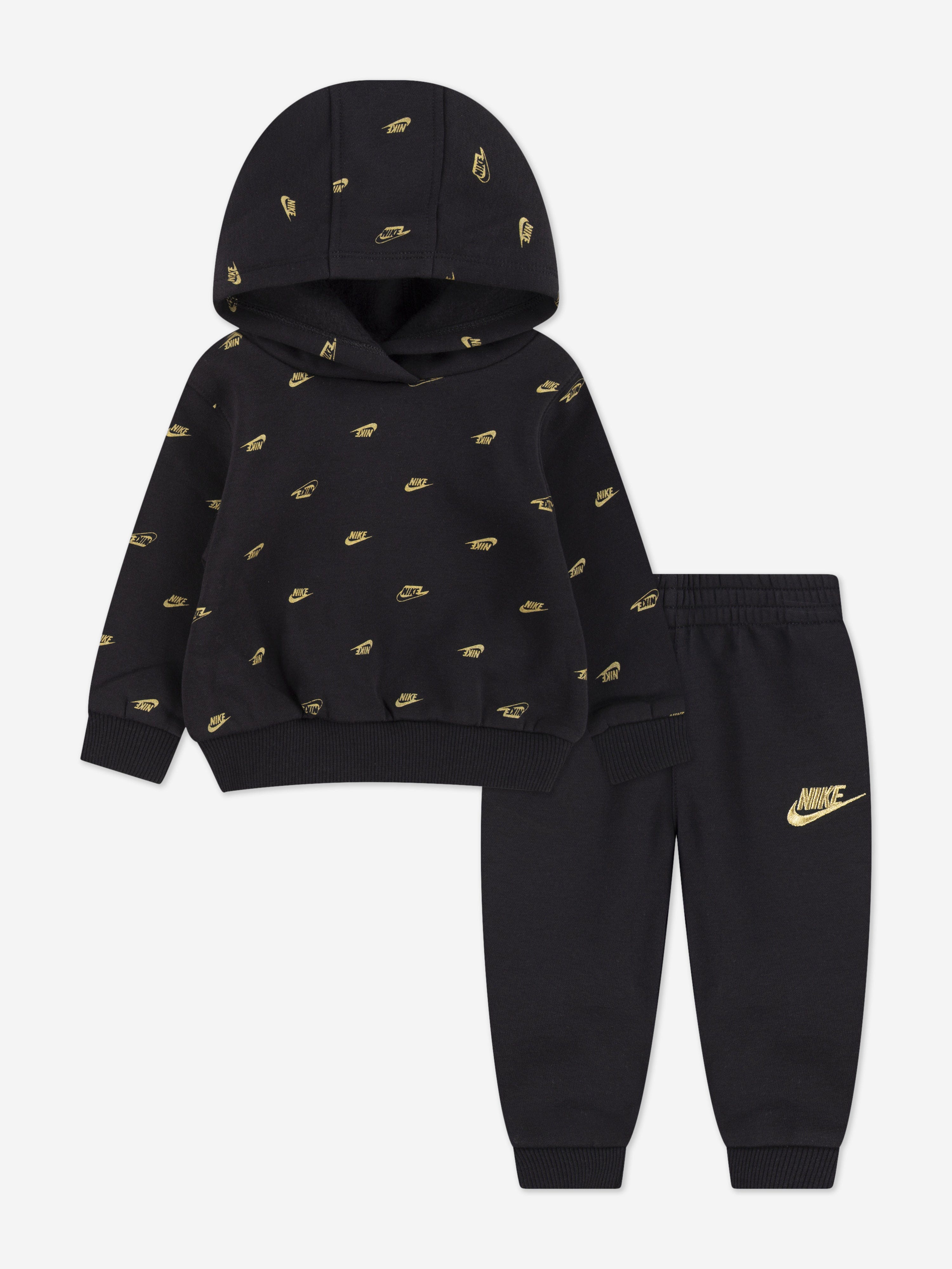 Baby NSW AOP Fleece Tracksuit in Black Outlet With Credit Card