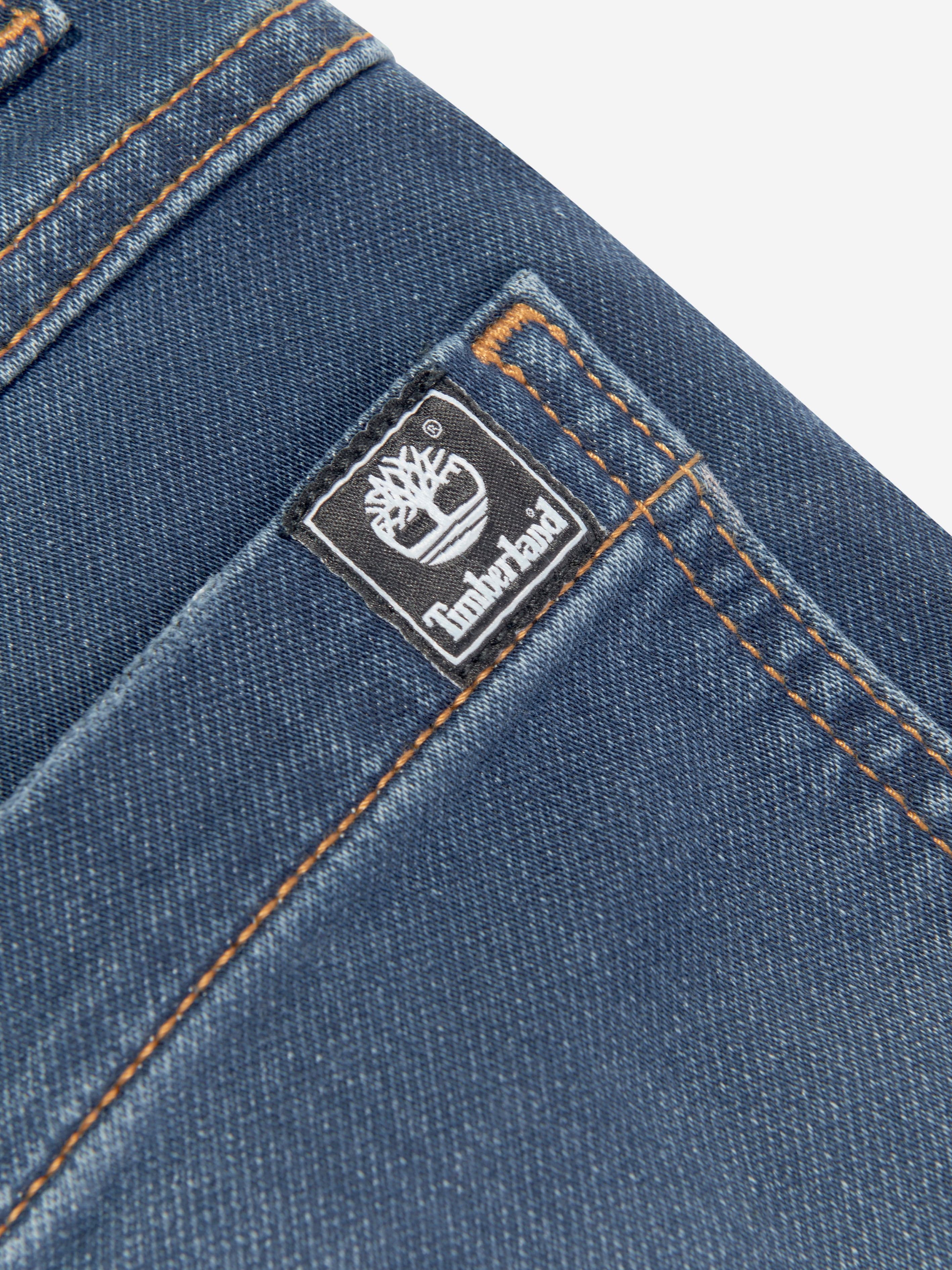 Timberland Boys Denim Knot Bermuda Shorts in Blue Excellent Sale Online