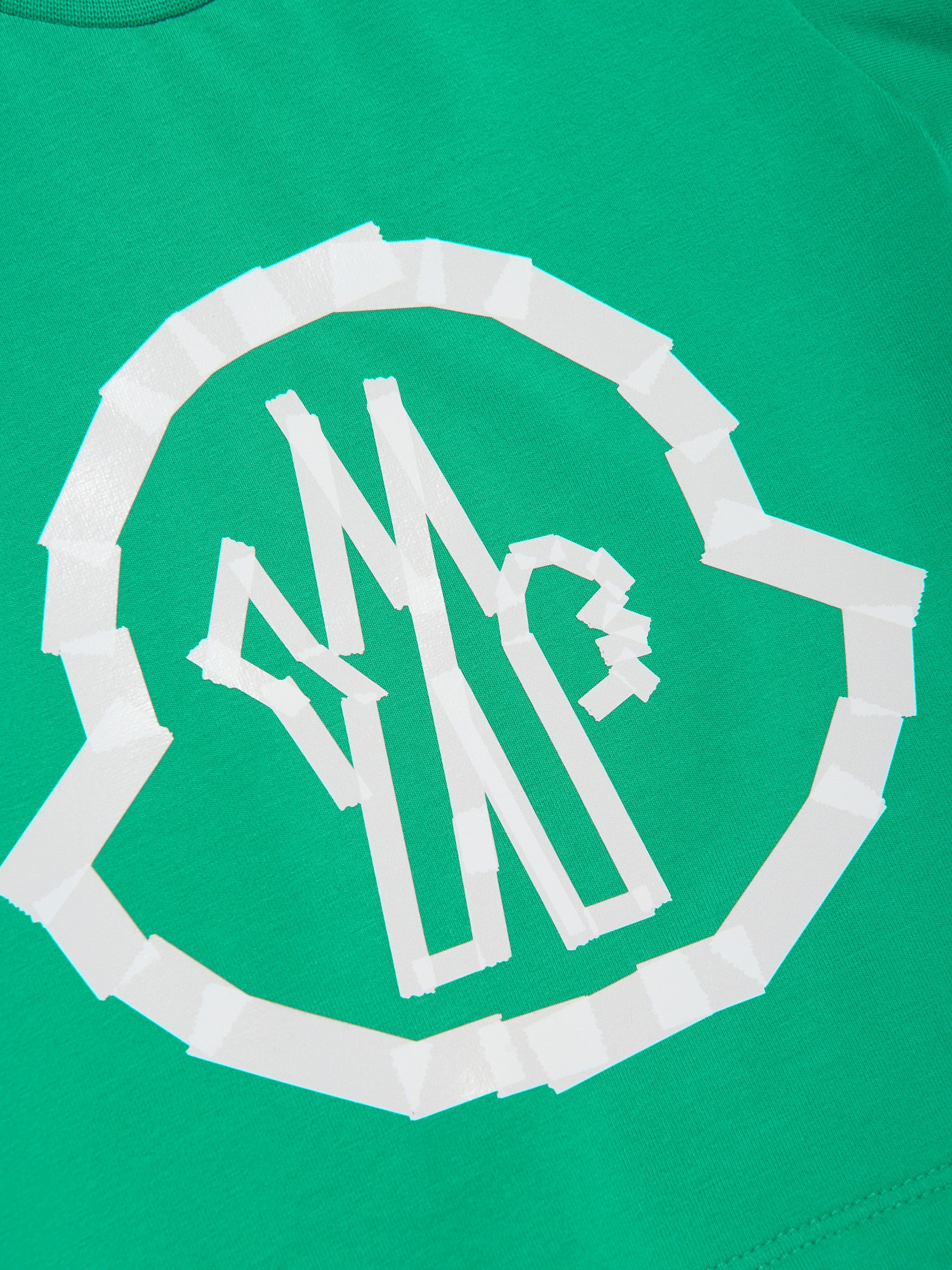Moncler Enfant Baby Boys Logo T-Shirt in Green Discount Brand New Unisex