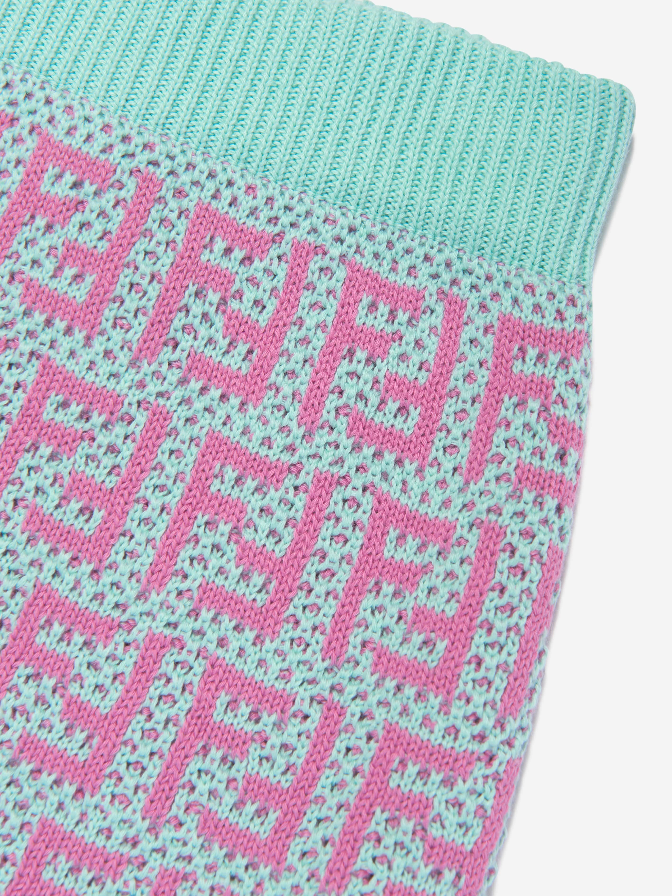 Fendi Girls FF Crochet Knit Skirt in Multicolour Footlocker Online