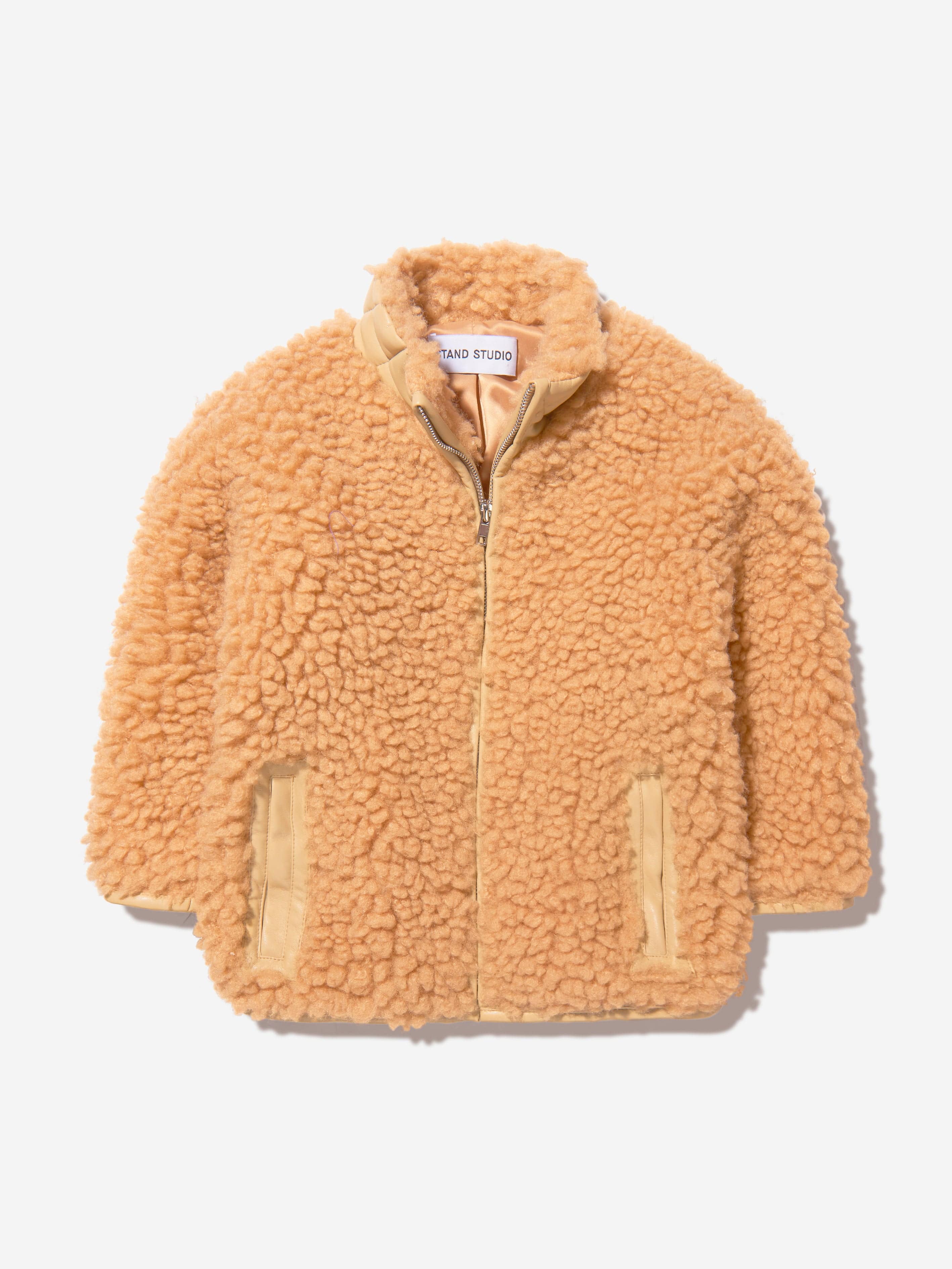 Stand Studio Girls Faux Fur Azalea Mini Jacket Footlocker Pictures