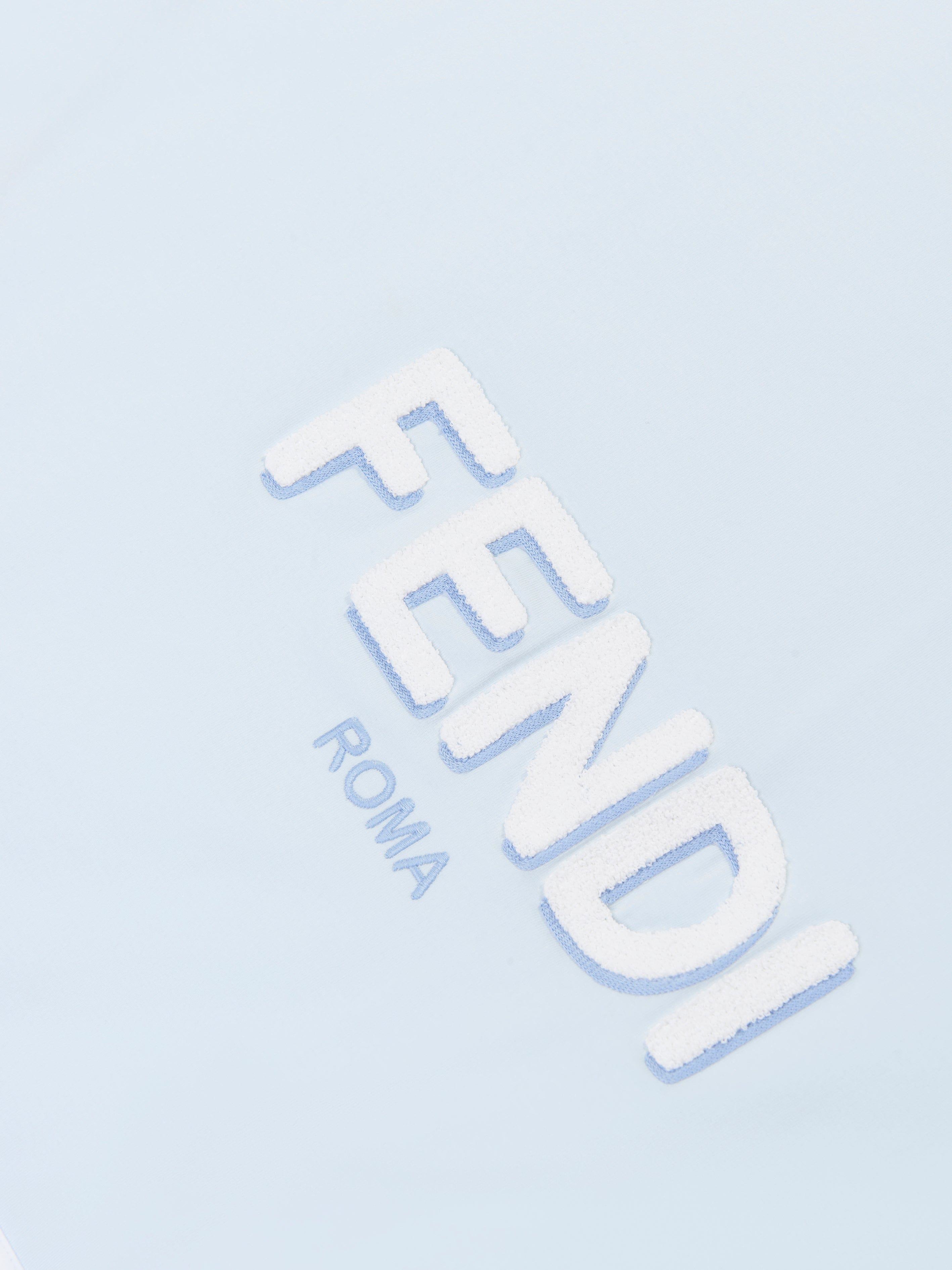 Fendi Baby Boys Logo Blanket in Blue Cheap Sale Big Discount
