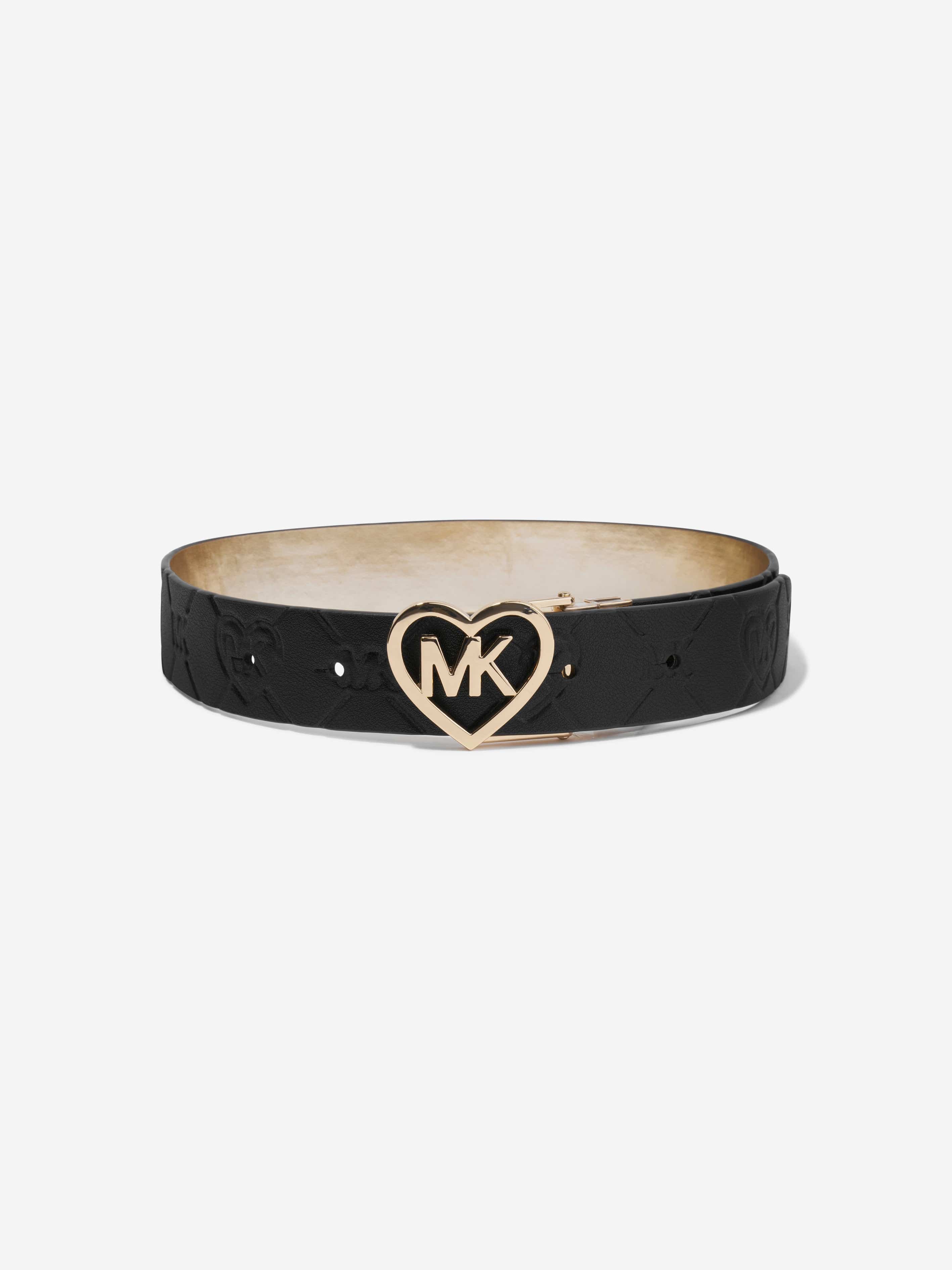 Michael Kors Girls Reversible Belt in Black Original Online