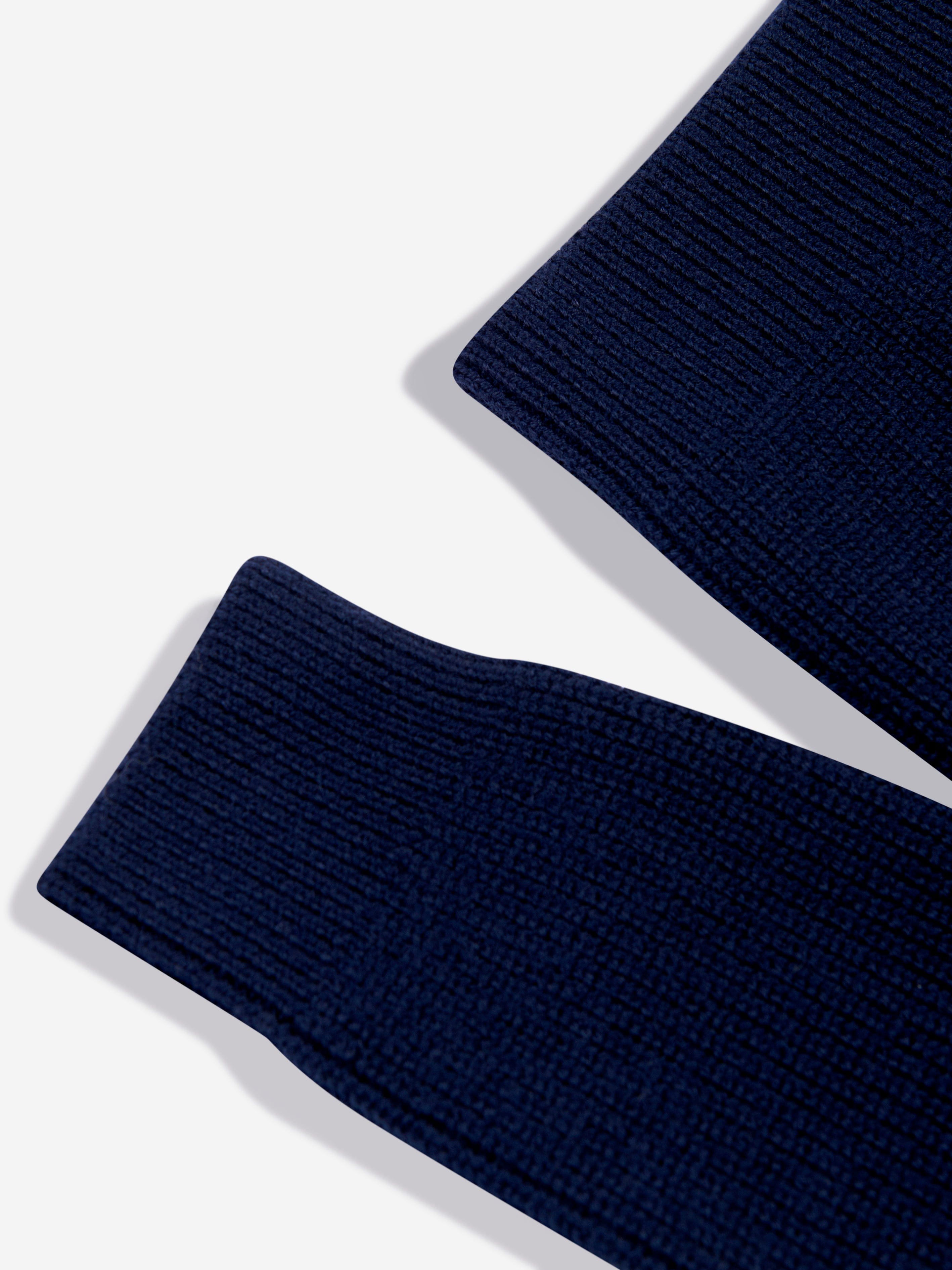Dolce & Gabbana Girls Wool Logo Jumper in Navy Free Shipping Best Place
