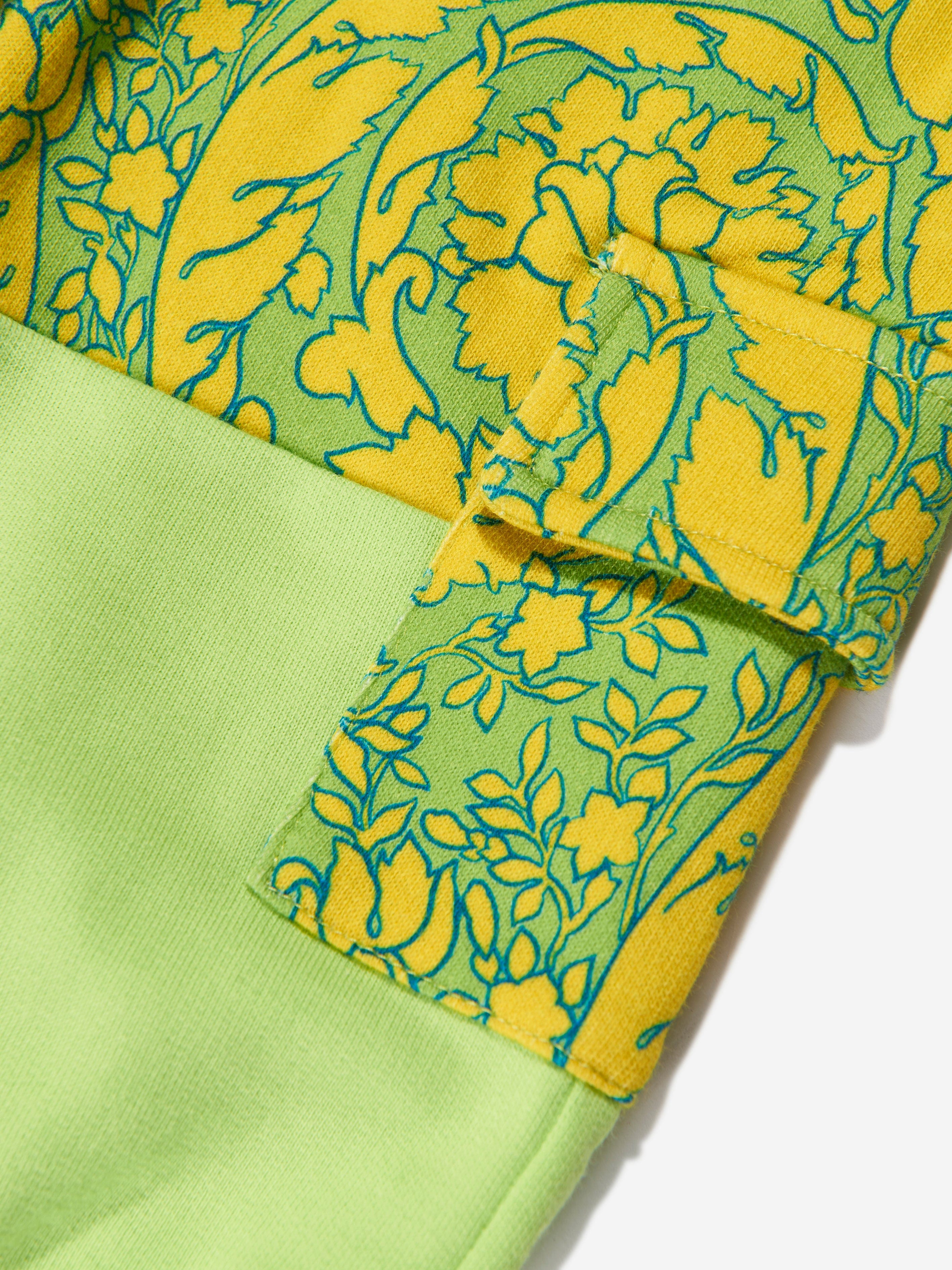 Versace Baby Boys Barocco Joggers in Green Enjoy Online