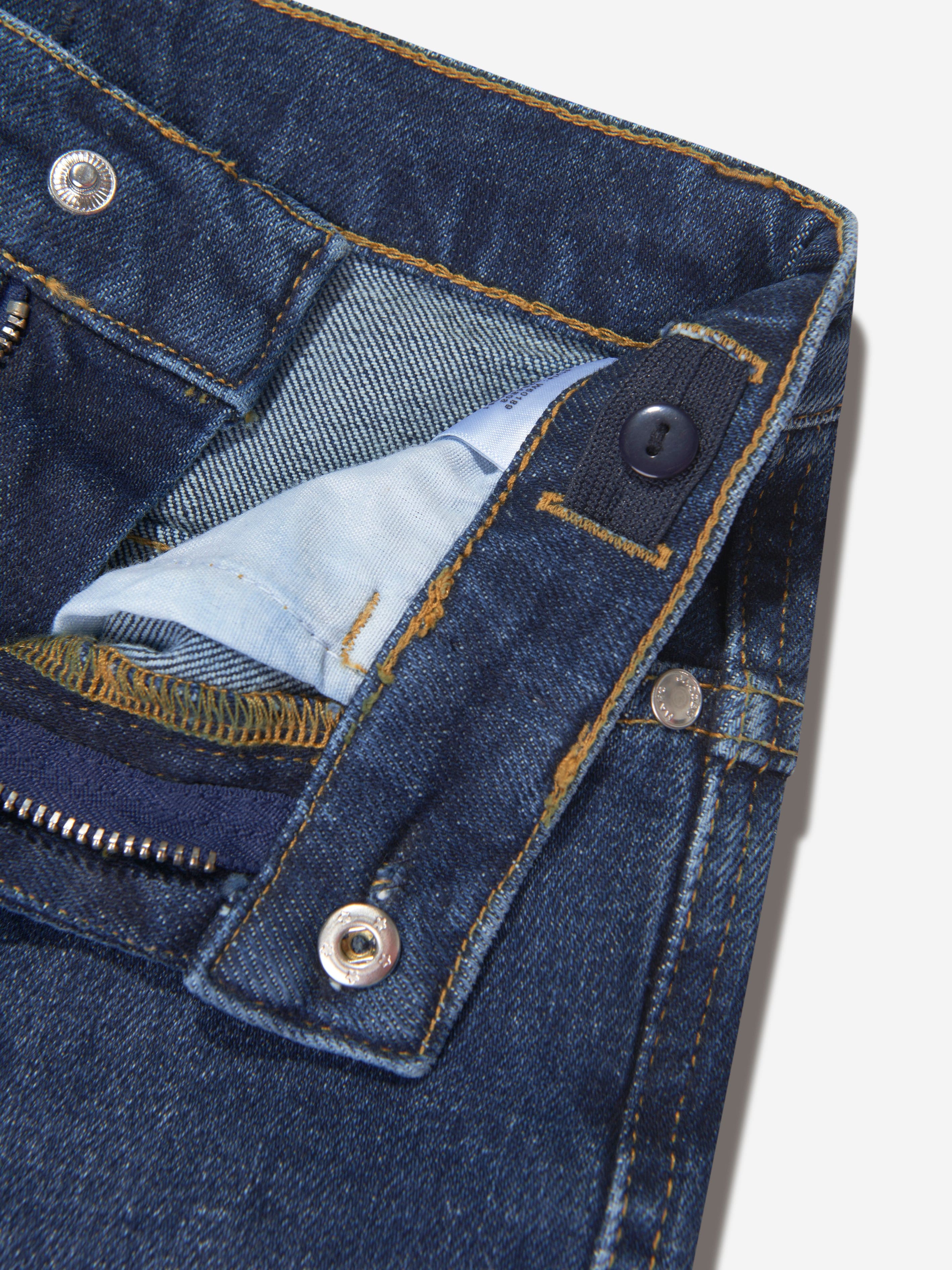 MARC JACOBS Boys Denim Bermuda Shorts in Blue Discount Fashion Style