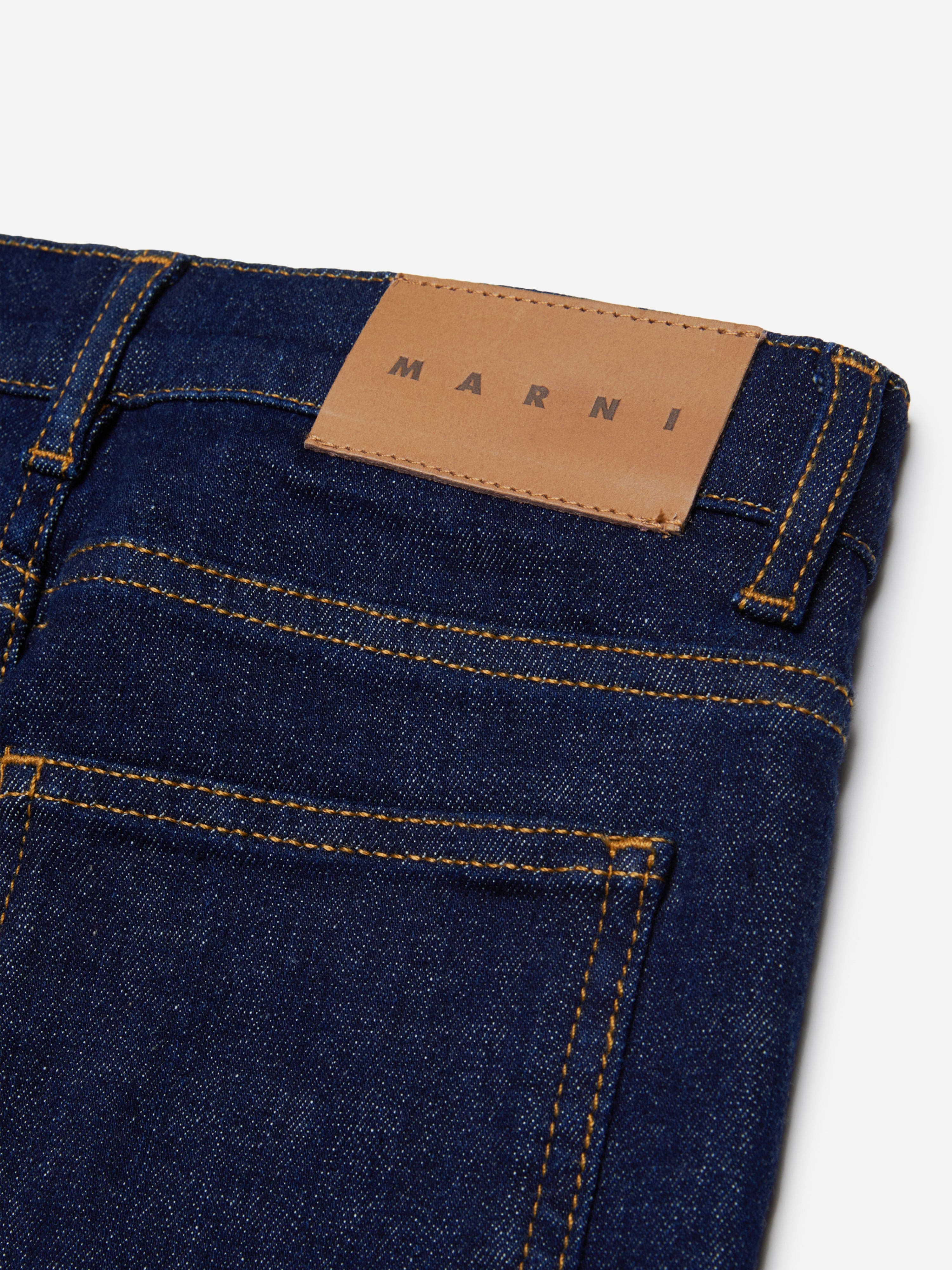 MARNI Kids Regular Fit Jeans in Blue Low Cost Online