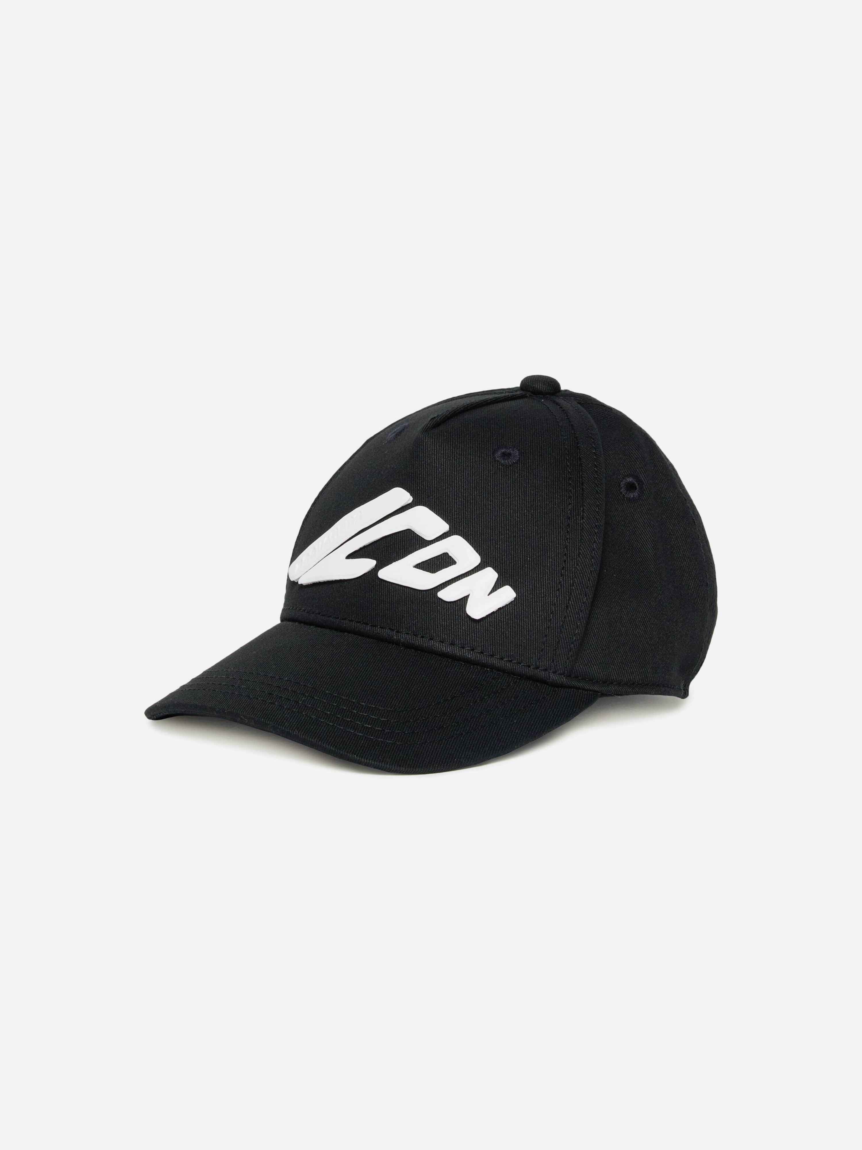 Dsquared2 Kids Icon Logo Cap in Black Cheap Footlocker Finishline