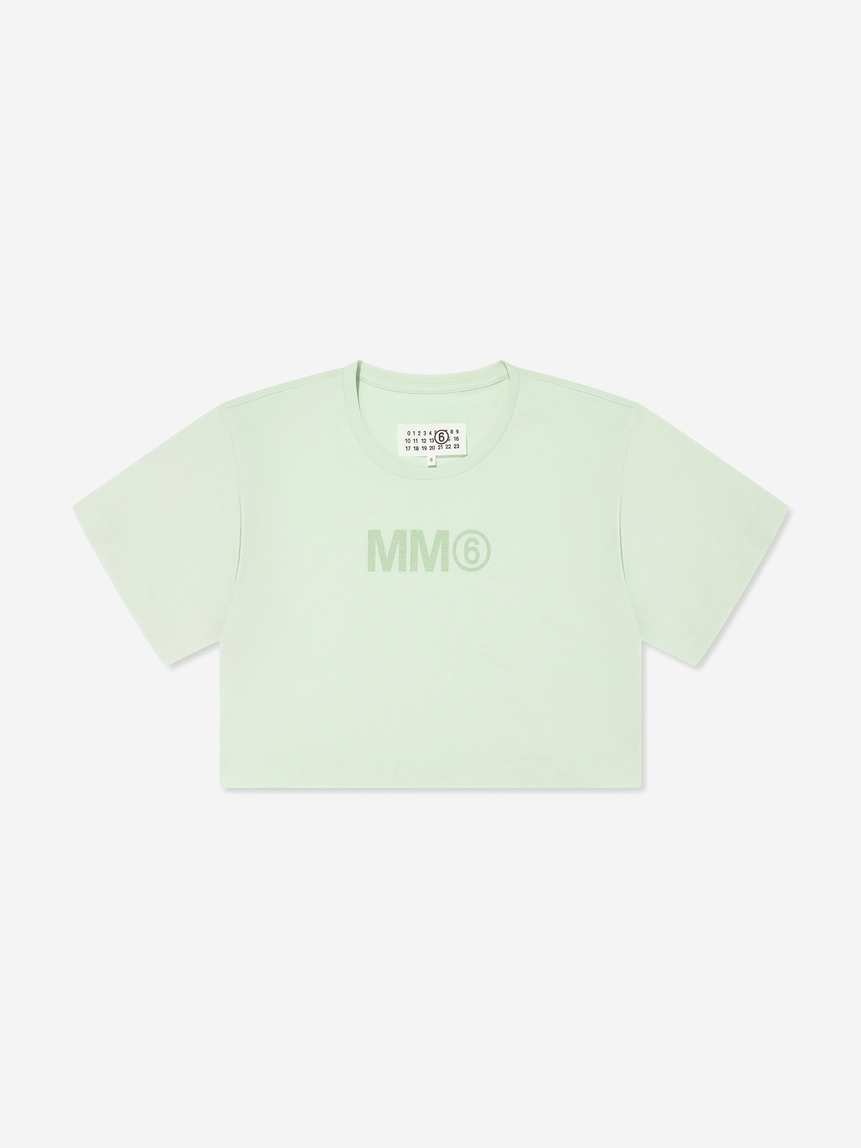MM6 Maison Margiela Kids Logo T-Shirt in Green In China Sale Online
