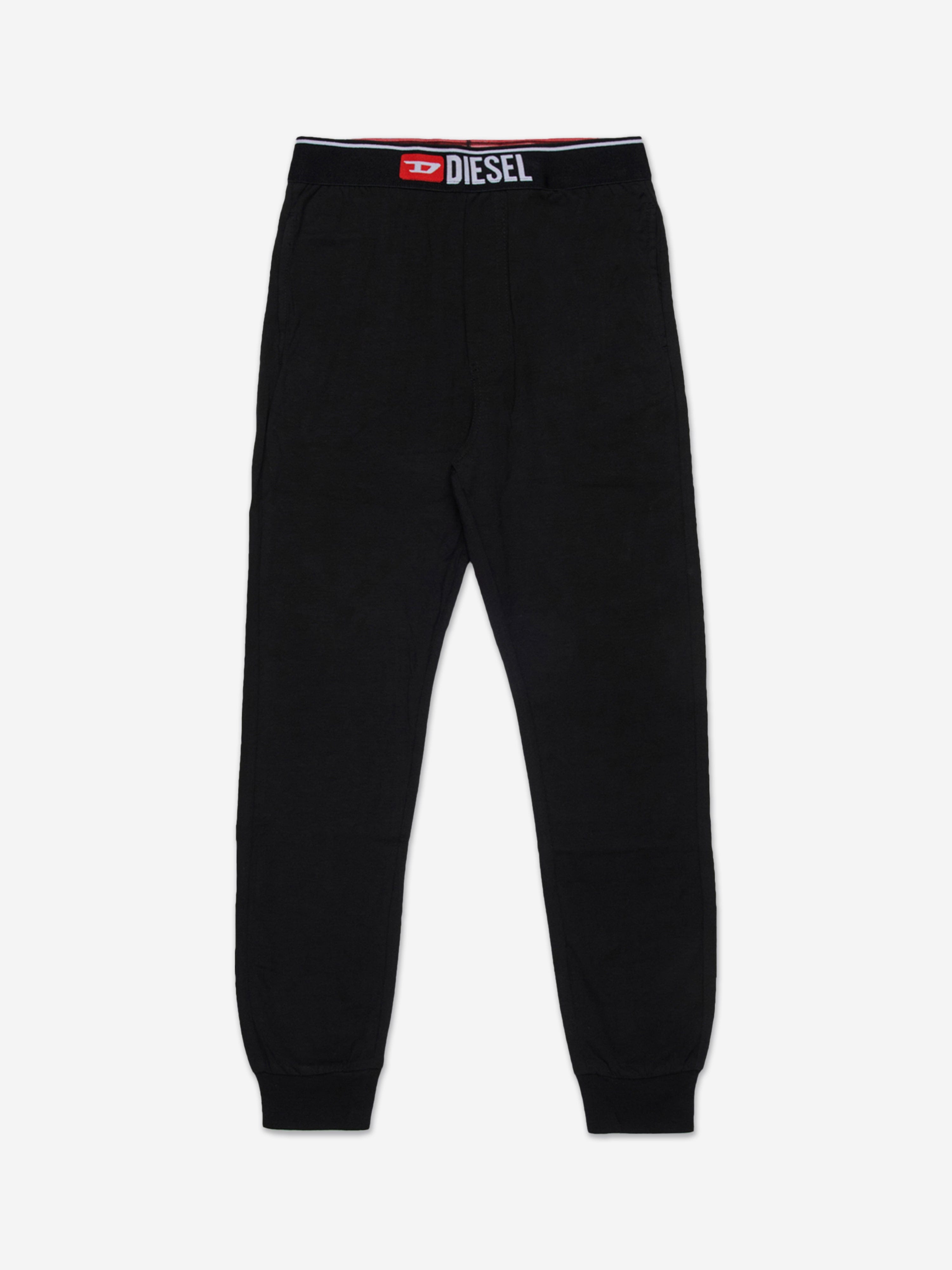 Diesel Boys Logo Pyjama Set in Black Cheap Wholesale