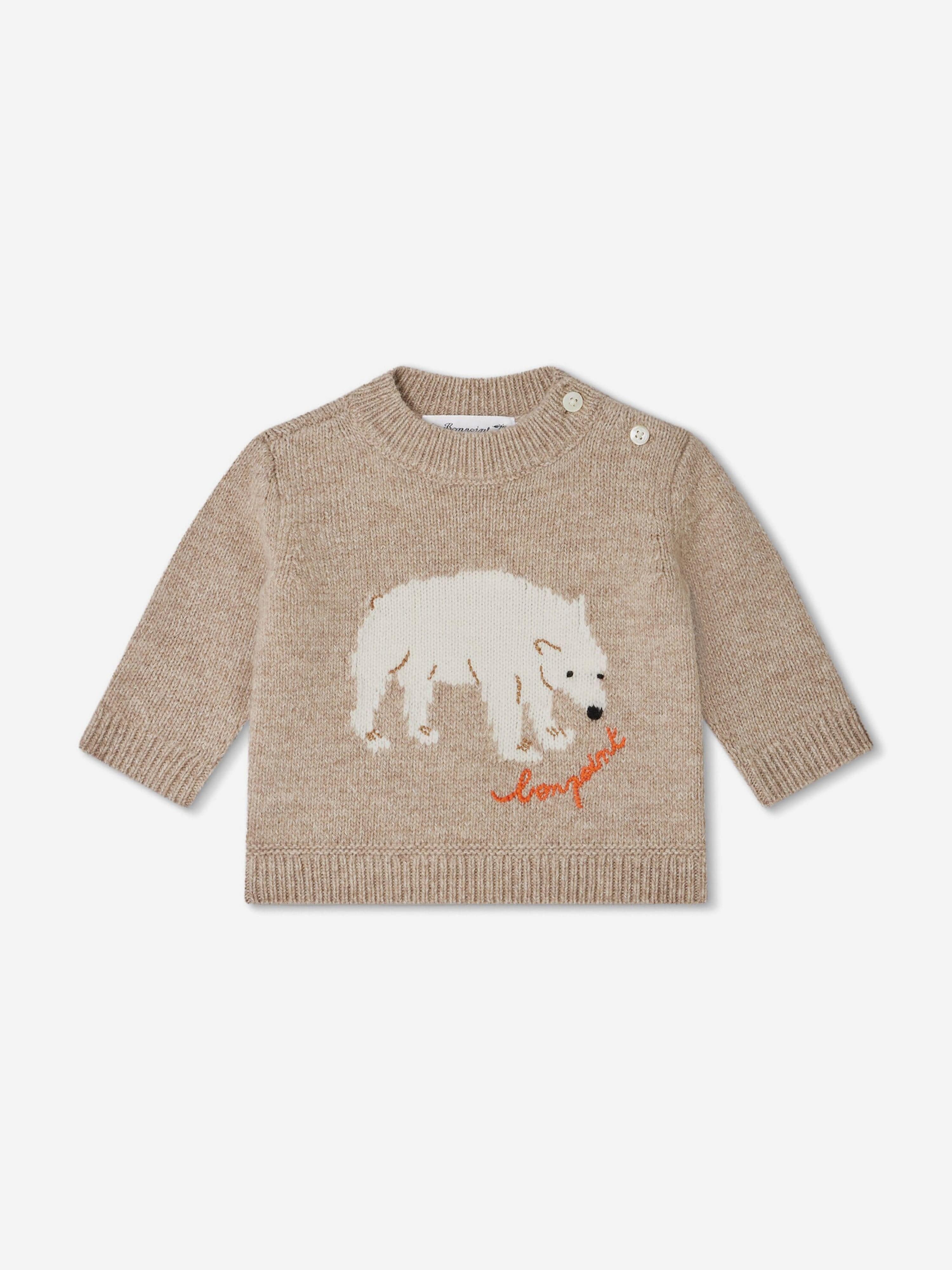 Bonpoint Baby Boys Almire Jumper in Beige Sale Lowest Pice