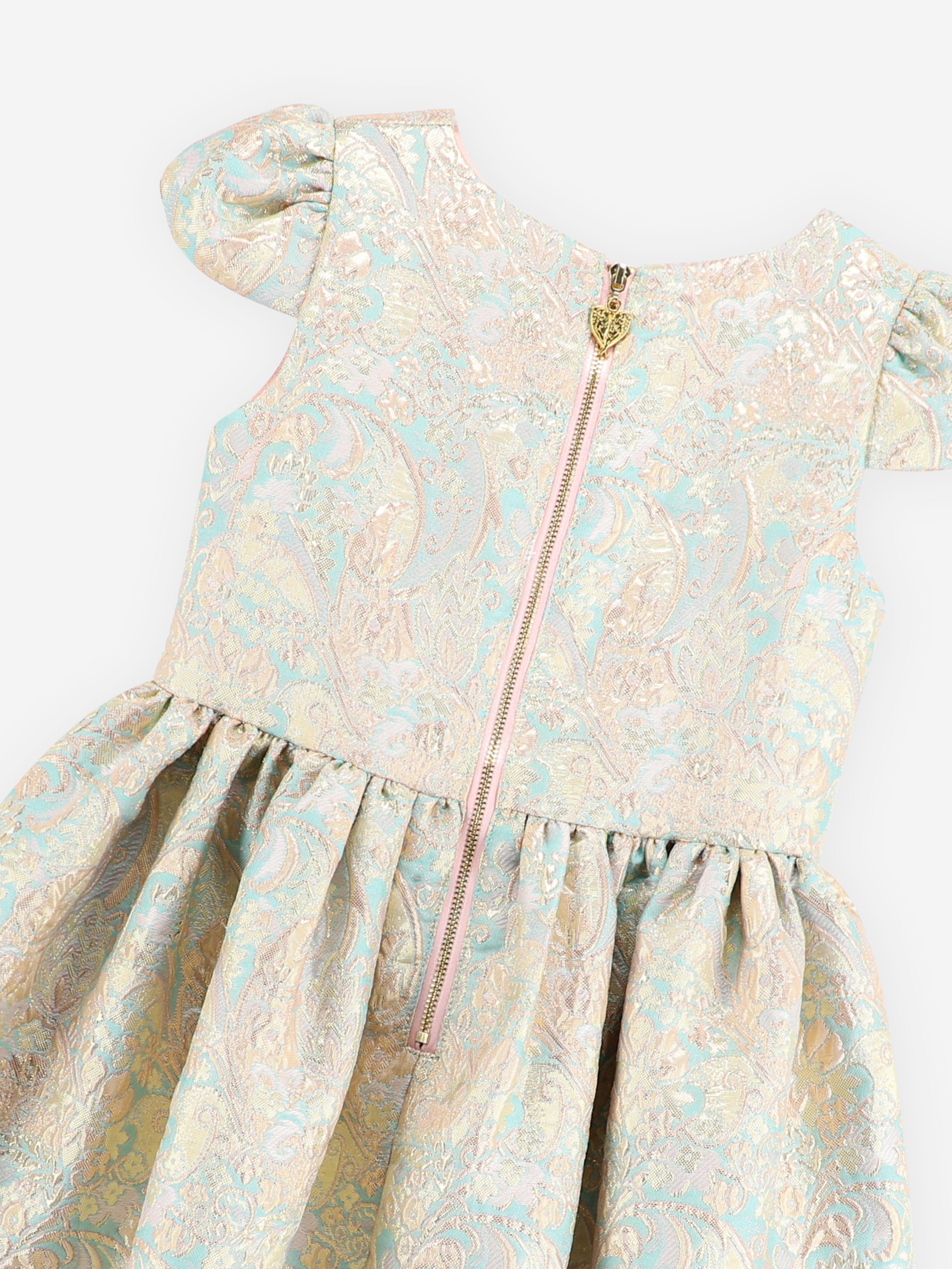 Angels Face Girls Madison Metallic Paisley Dress in Pink Enjoy Online
