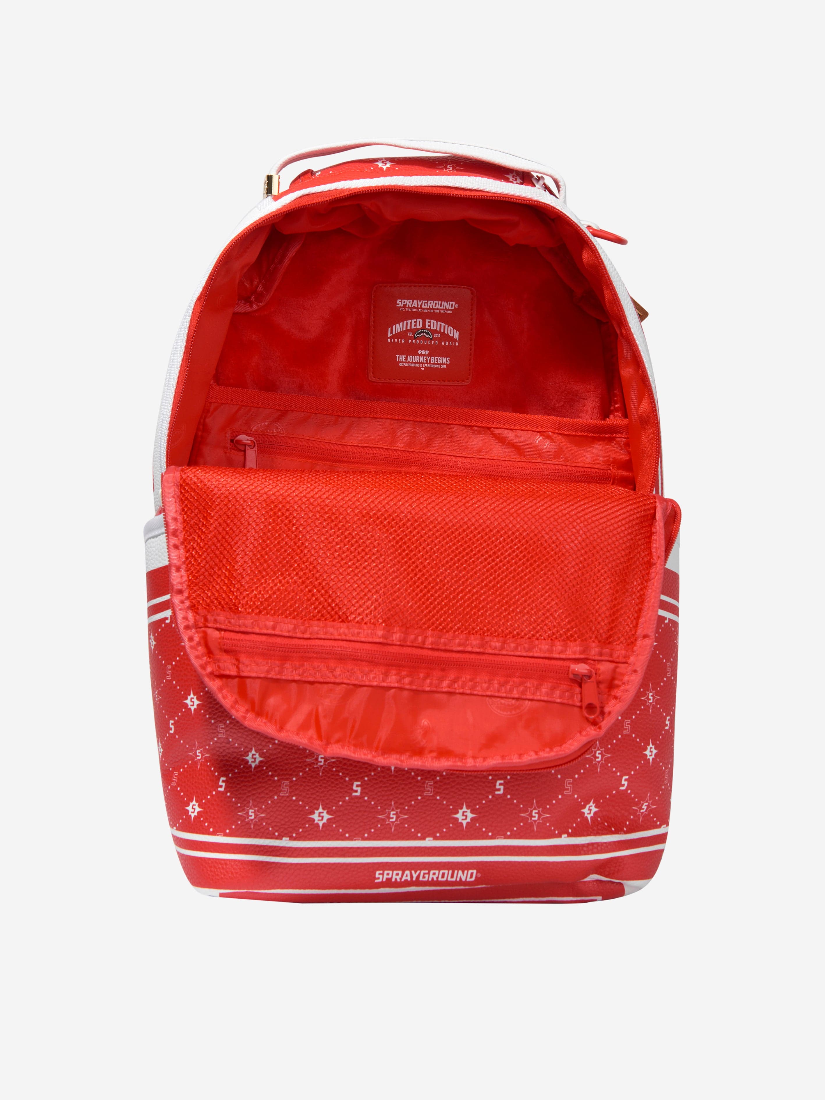 Sprayground Kids 6th Avenue Backpack in Red (46cm) Amazon Footaction