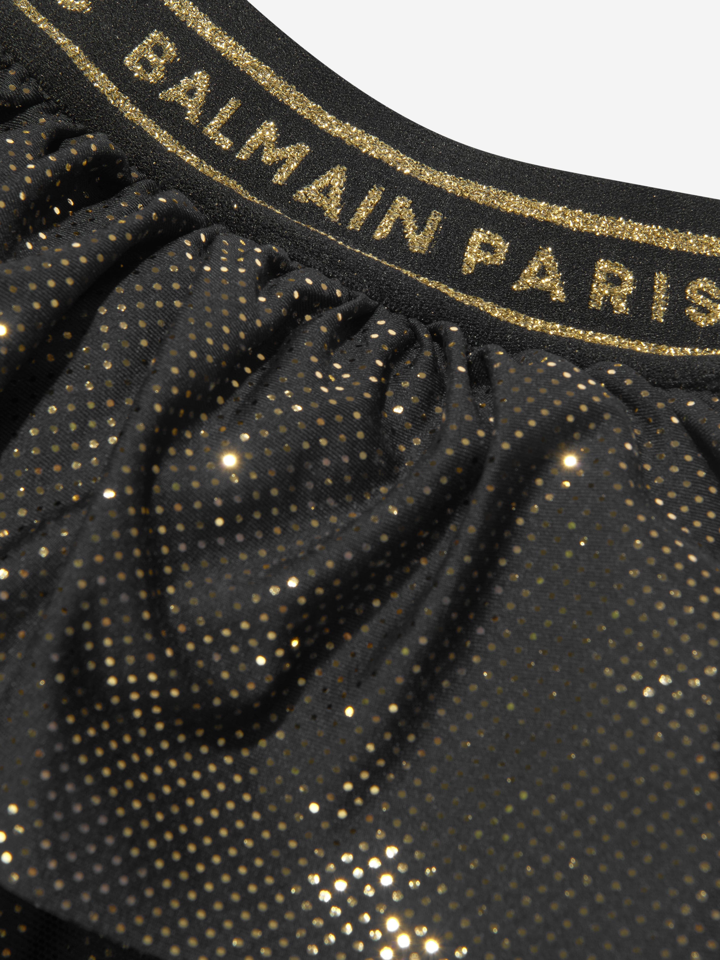 Balmain Girls Ruffle Skirt in Black Extremely Cheap Online