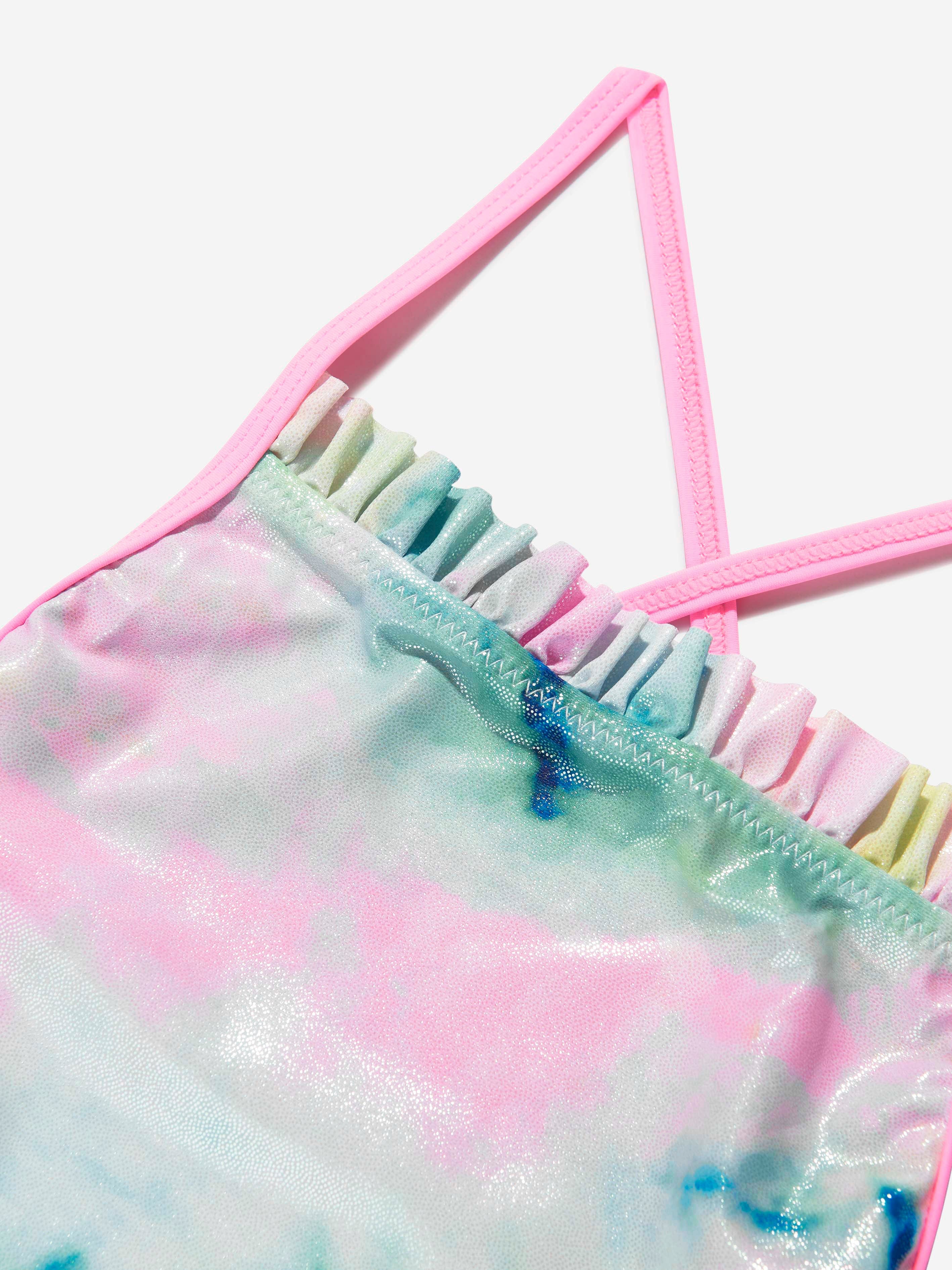 Billieblush Girls Watercolour Swimsuit in Multicolour Clearance Amazing Pice
