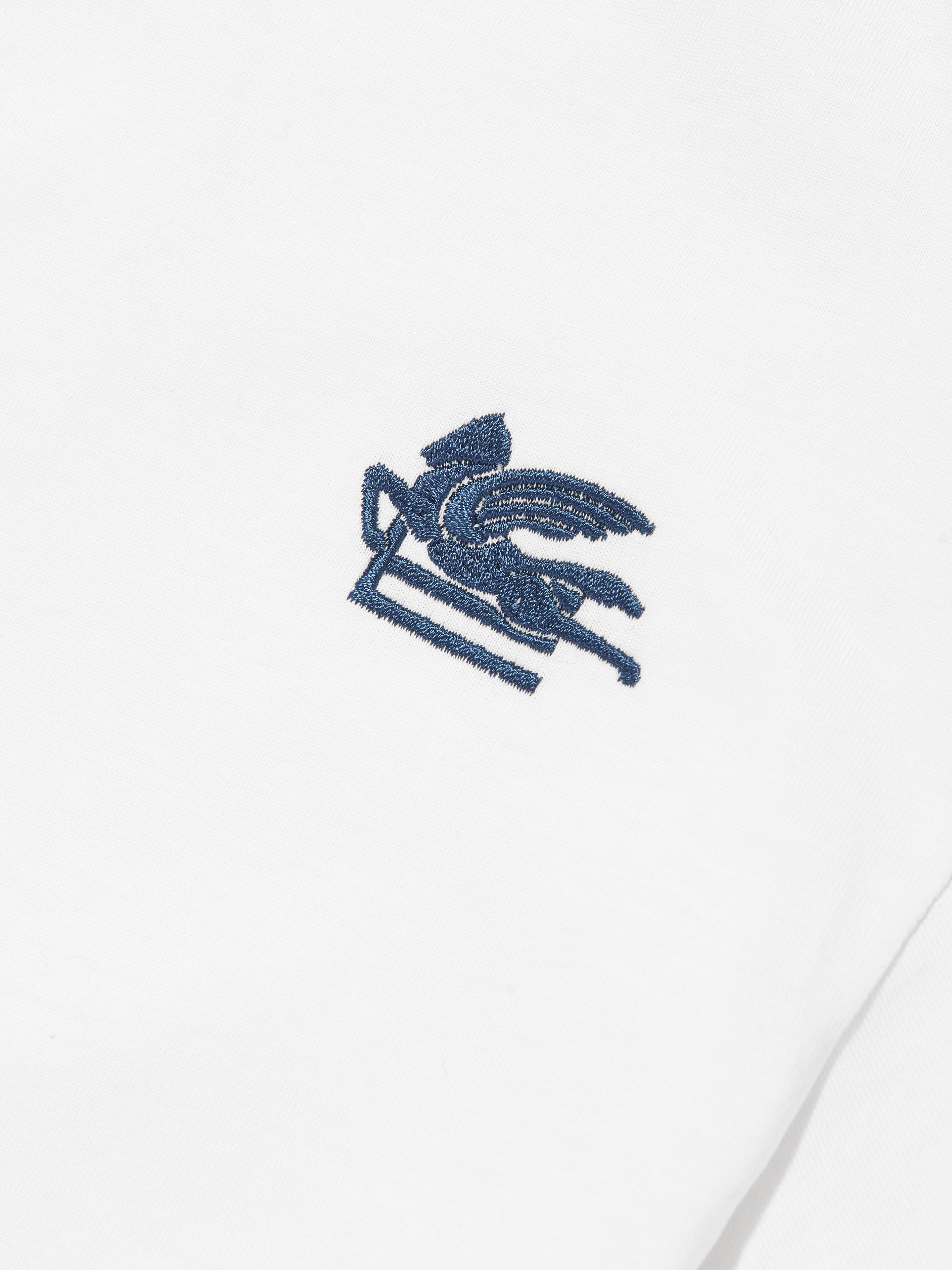 Boys Logo Print T-Shirt in Ivory Amazing Pice