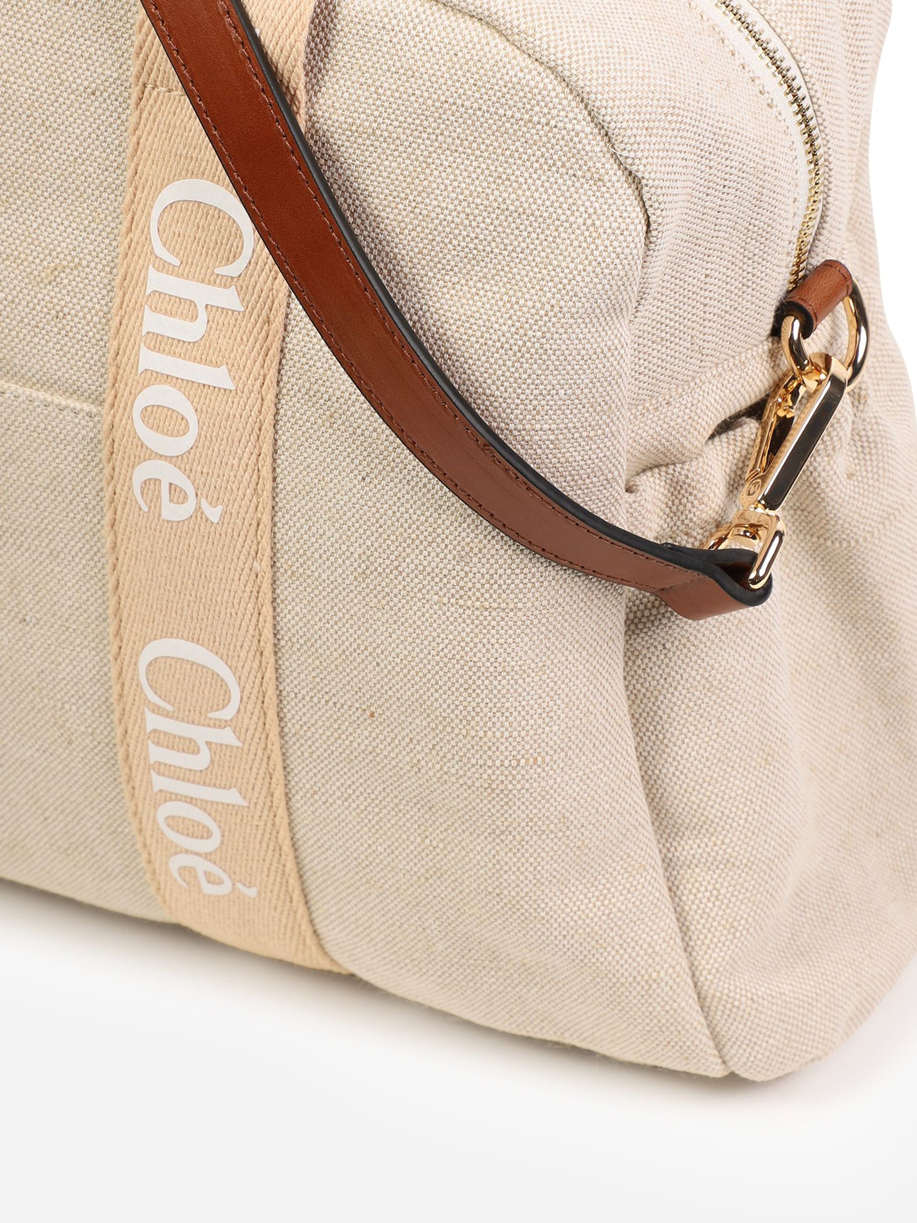 Chlo¨¦ Baby Canvas Changing Bag in Beige (41cm) Pay With Visa Cheap Pice