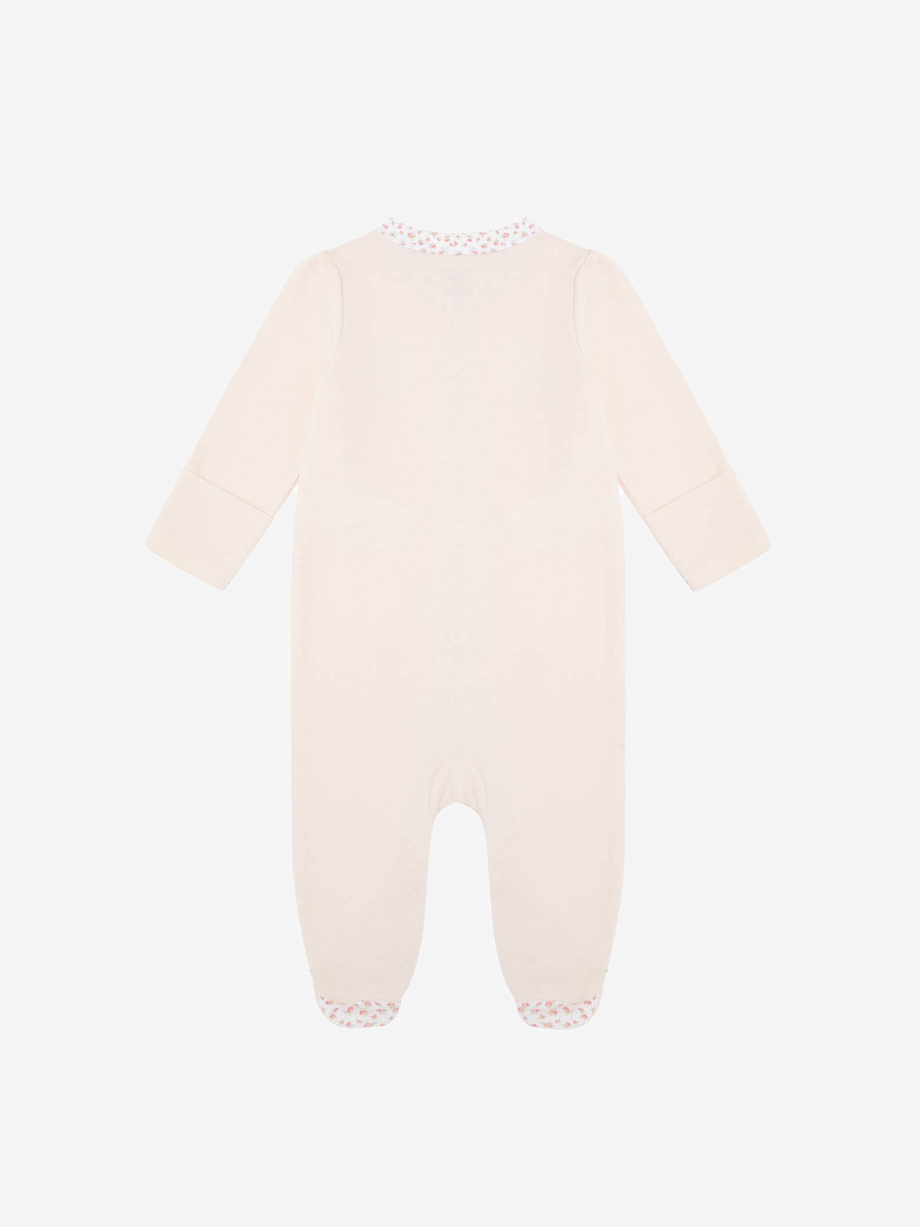 Ralph Lauren Baby Girls Cotton Babygrow in Pink Cheap Sale Footaction