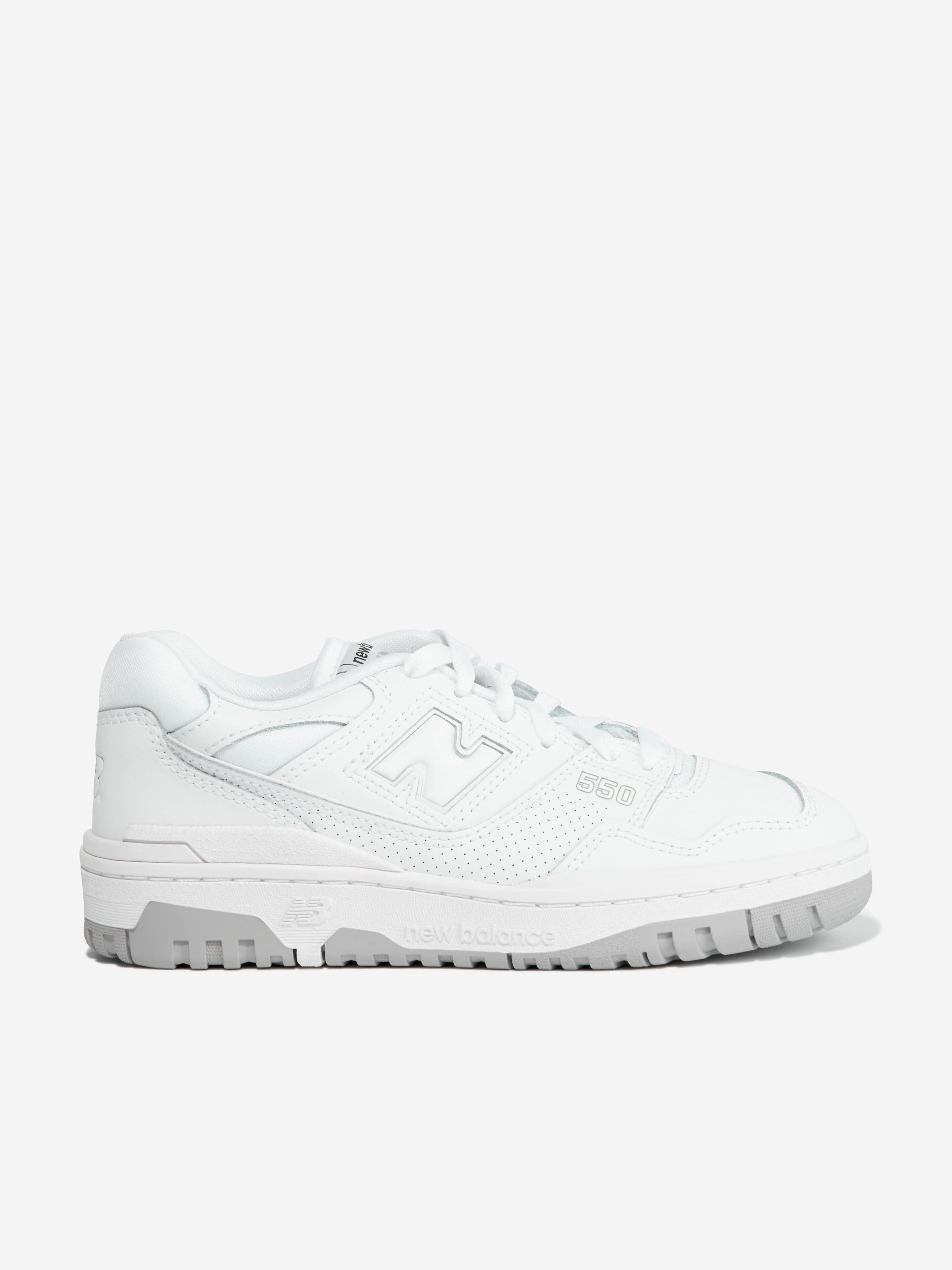 New Balance Kids 550 Logo Trainers in White Discount Popular