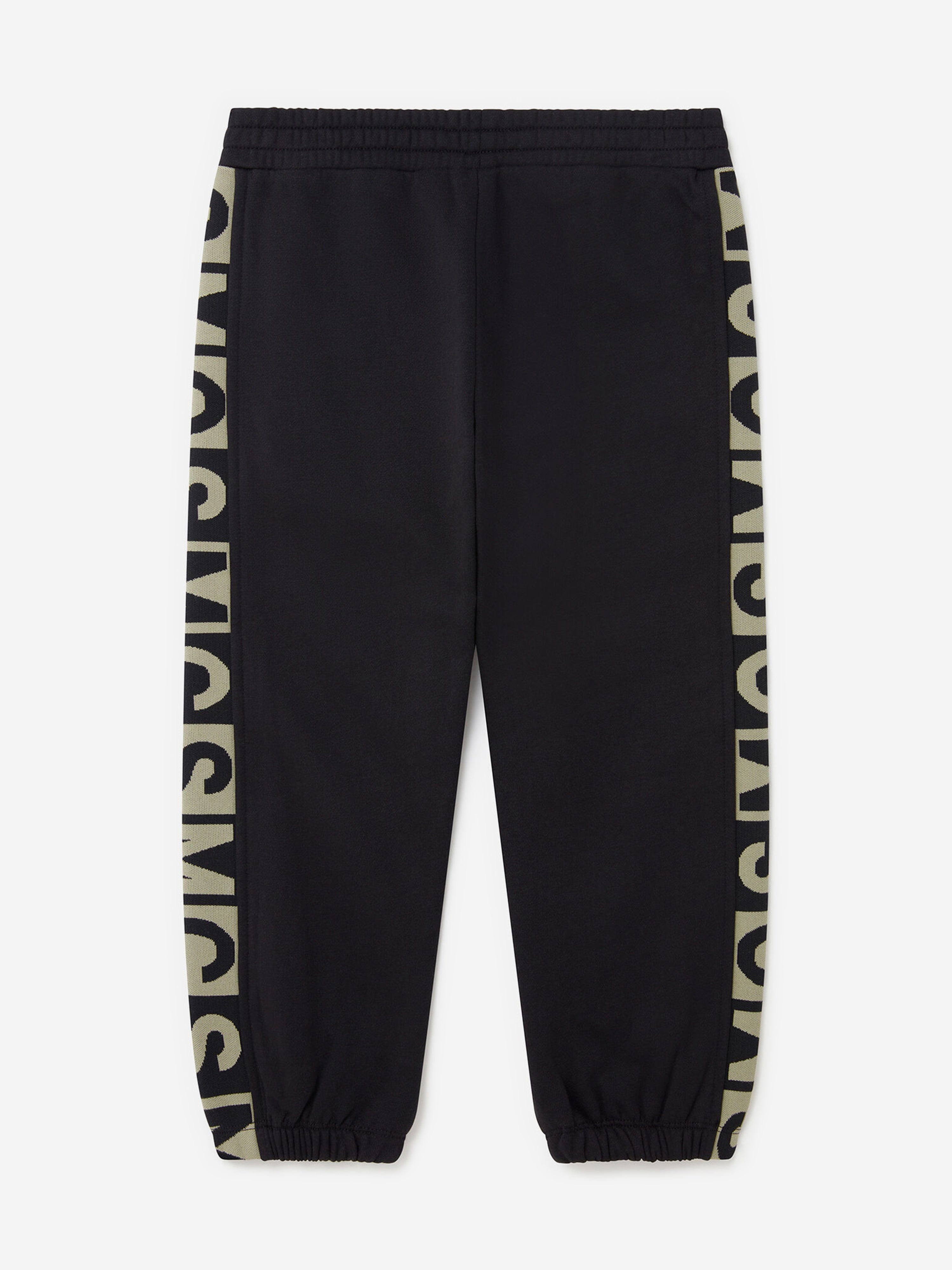 Stella McCartney Boys Logo Block Joggers in Black Clearance Cheapest Pice