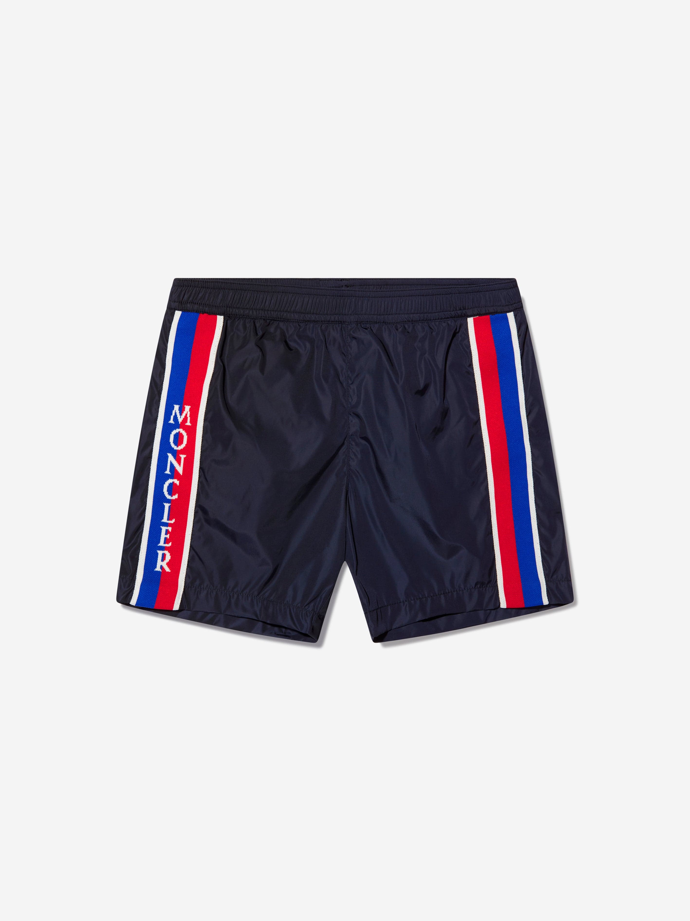 Moncler Enfant Boys Logo Swim Shorts in Navy Perfect Cheap Pice