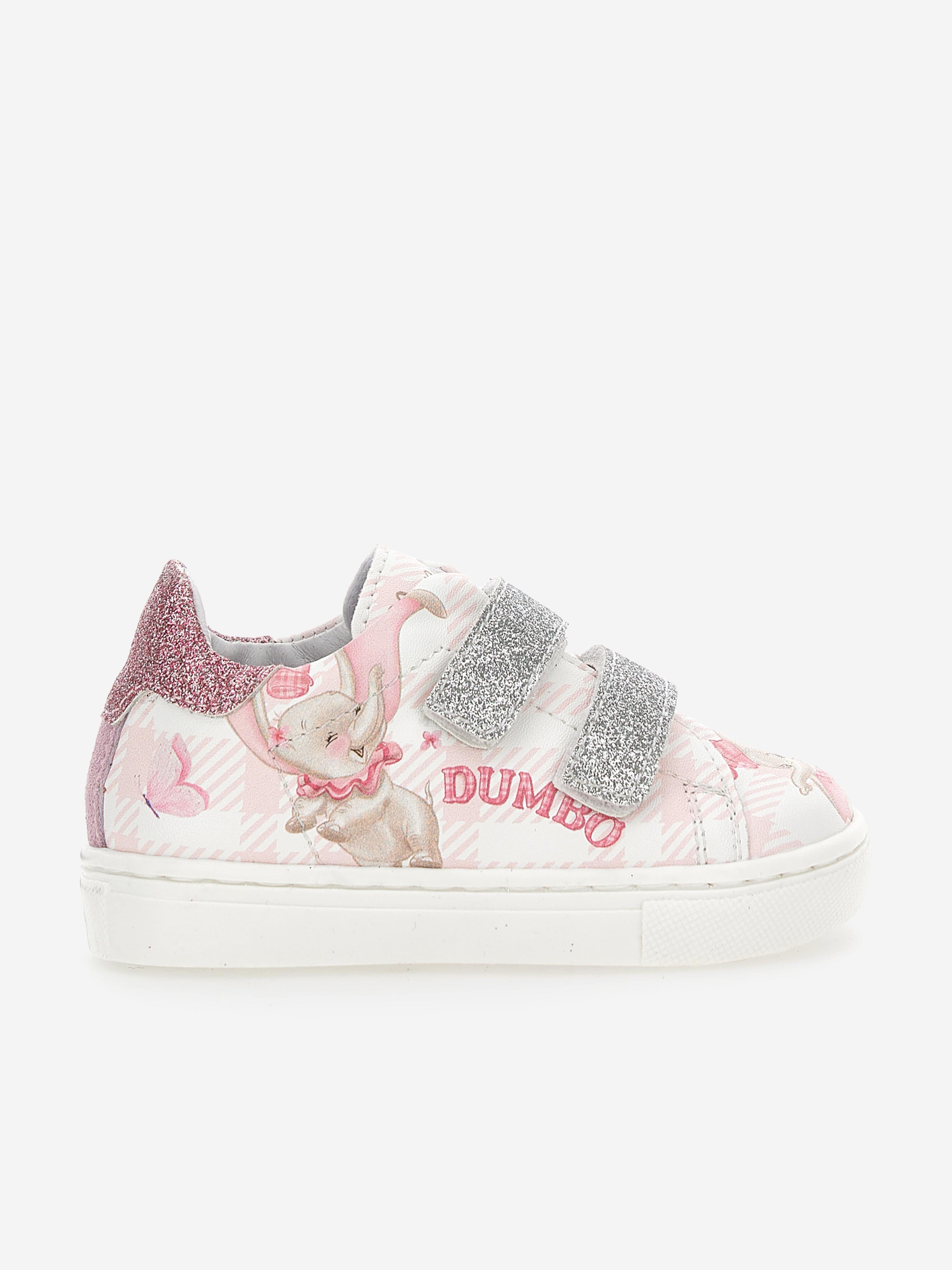 Monnalisa Girls Disney Dumbo Glitter Trainers in Pink Tumblr Cheap Online