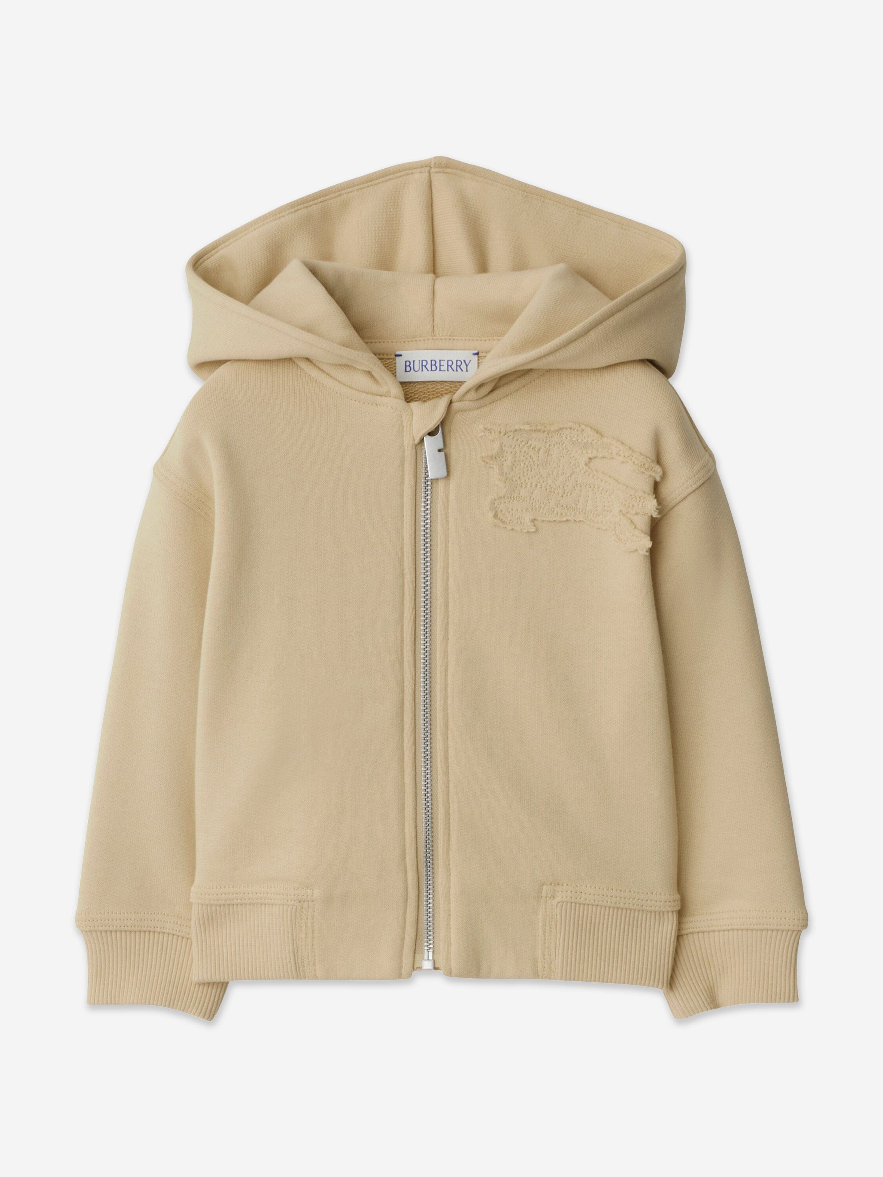 Burberry Baby Girls Zip Up Top in Beige Outlet For Sale