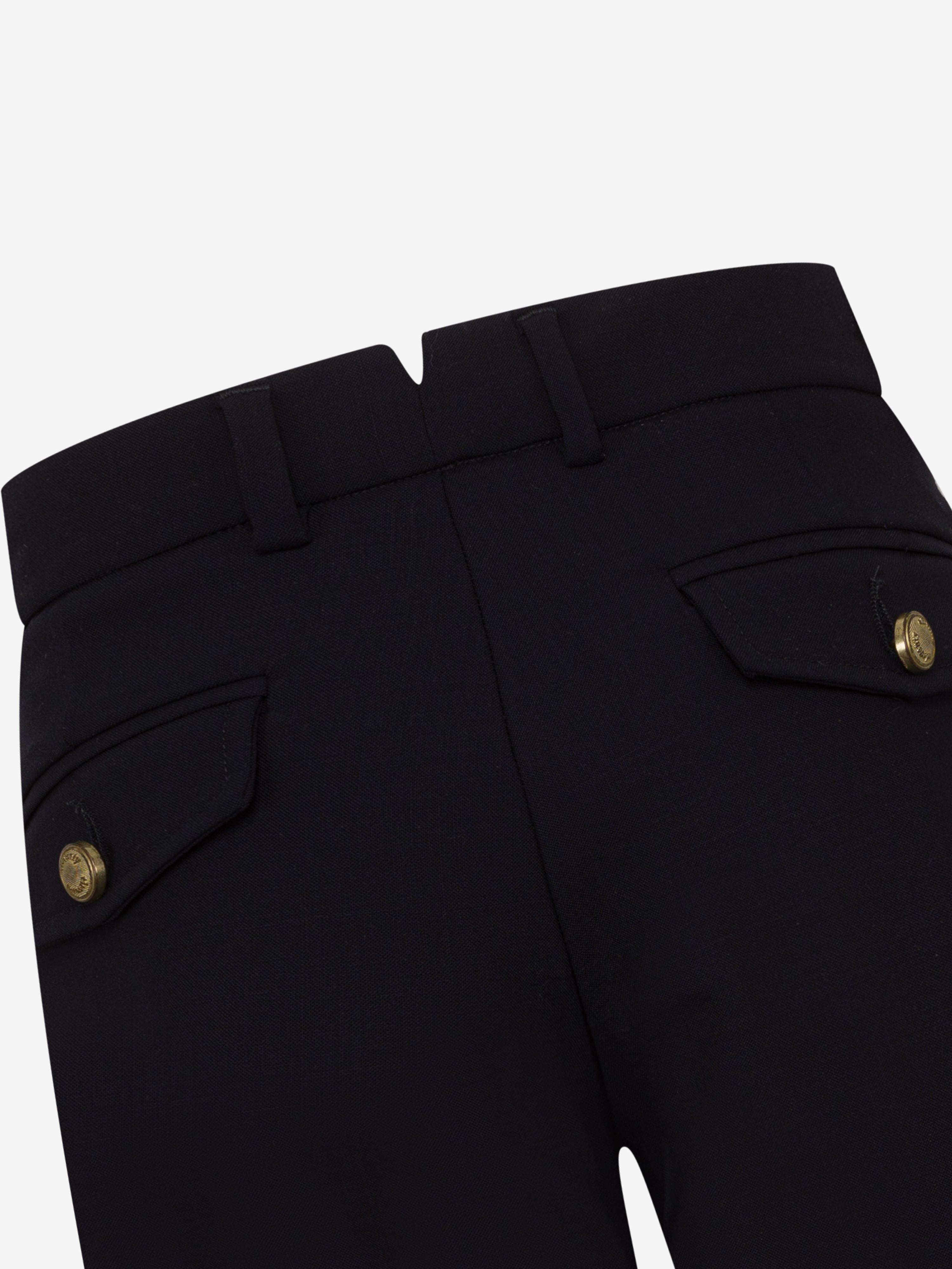 Eleventy Boys Wool Suit Shorts in Navy Buy Cheap Hot Sale