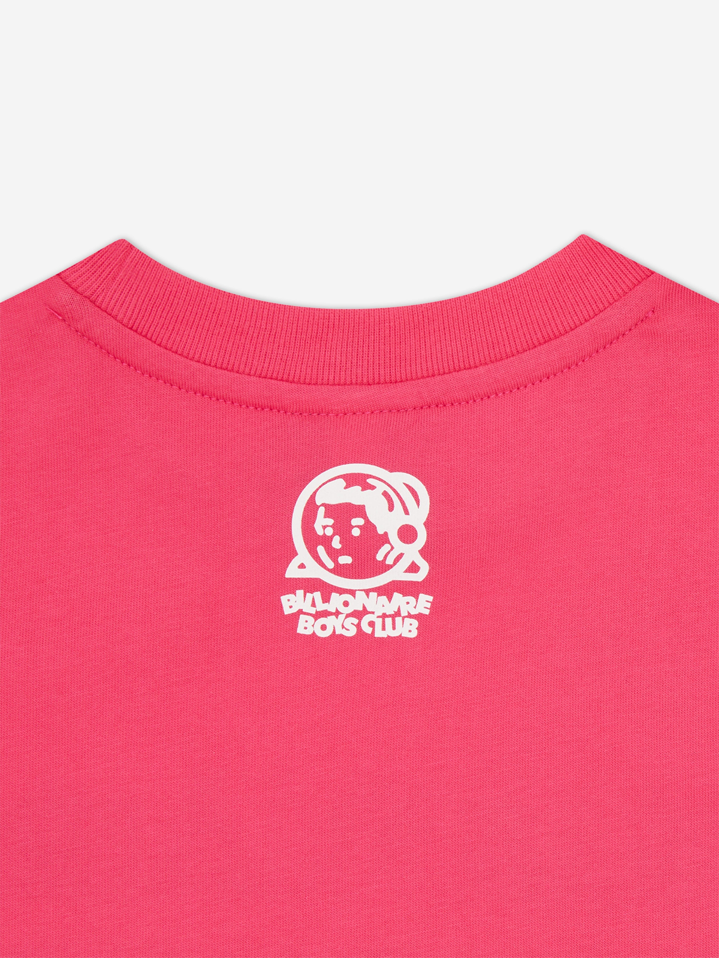 Billionaire Boys Club Kids Robot Text T-Shirt in Pink Sale Footlocker