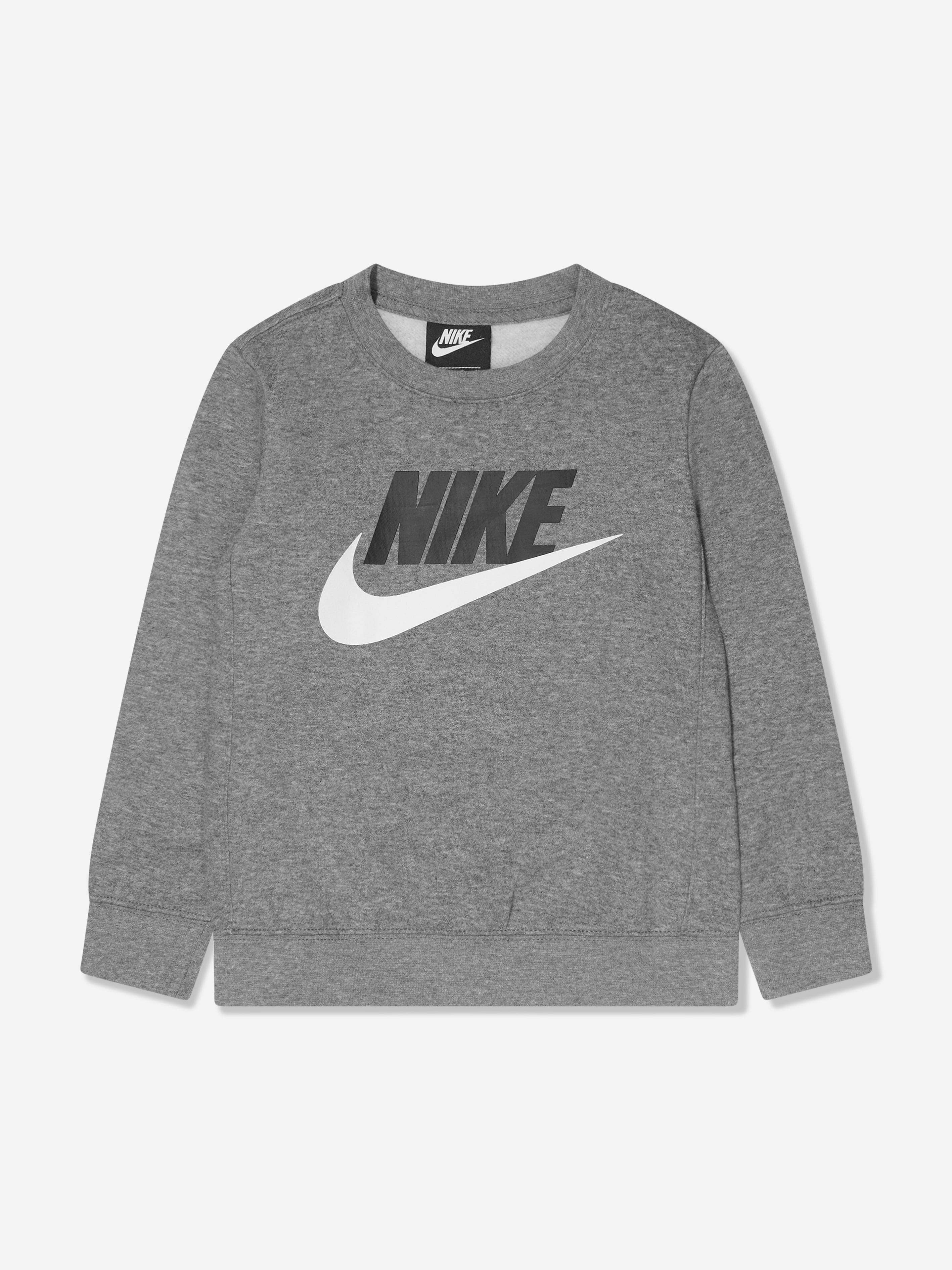 Nike Boys Club HBR Fleece Sweatshirt in Grey Buy Cheap Pre Order
