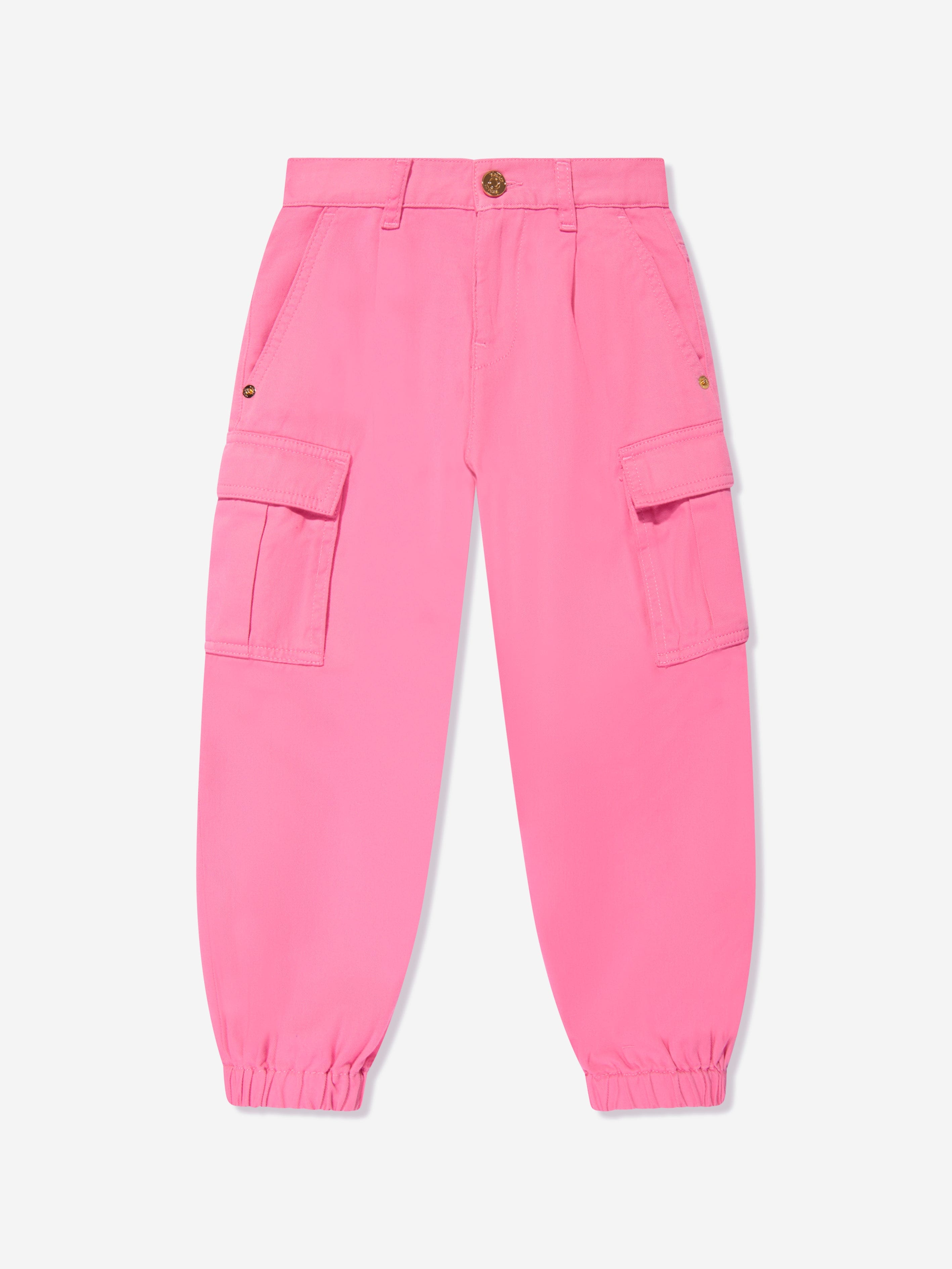 Versace Girls Cargo Trousers in Pink Affordable Cheap Pice