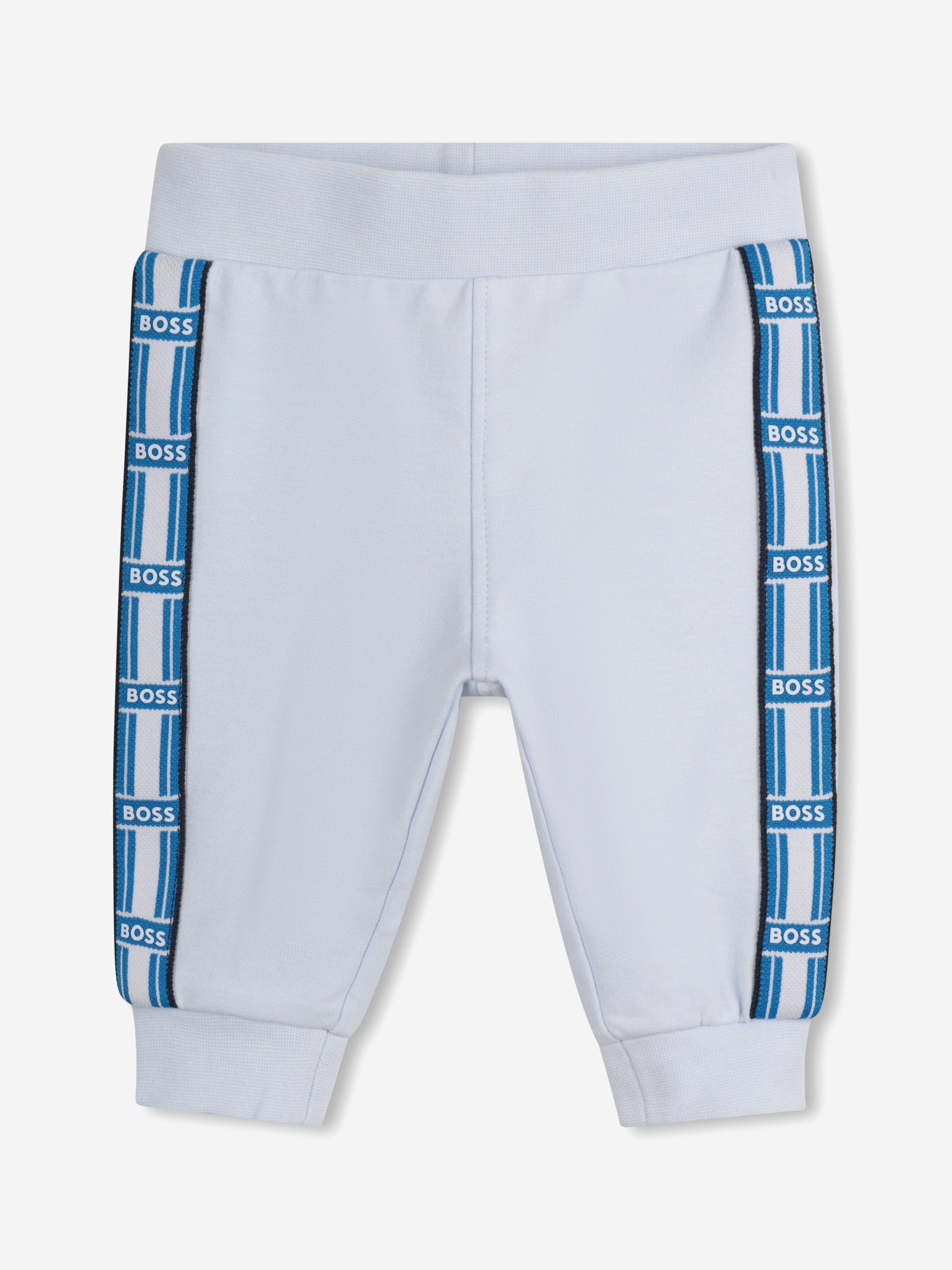 BOSS Baby Boys Tracksuit Set in Blue Outlet 100% Authentic