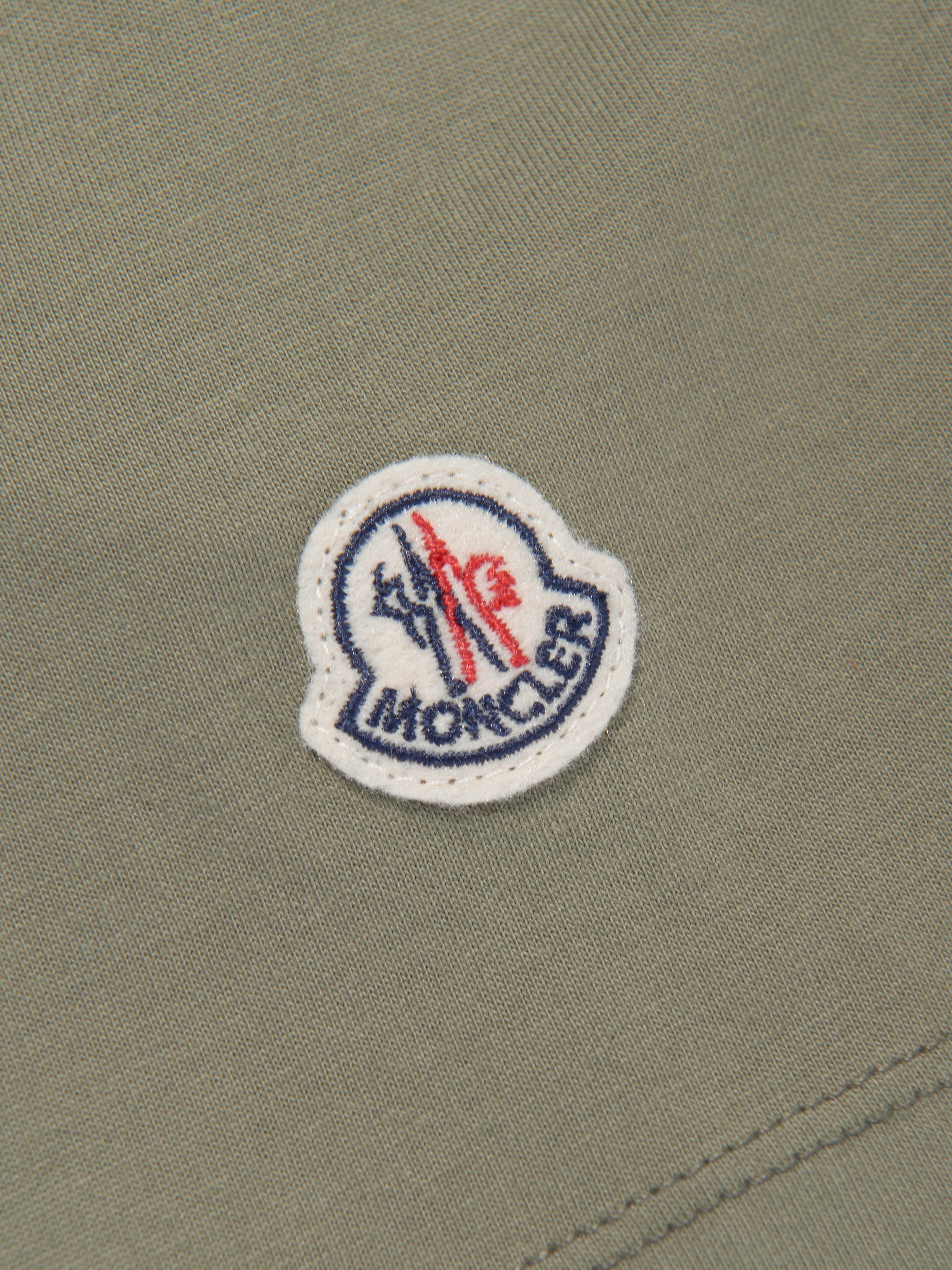 Moncler Enfant Boys Logo t-Shirt in Green Cheapest Sale Online