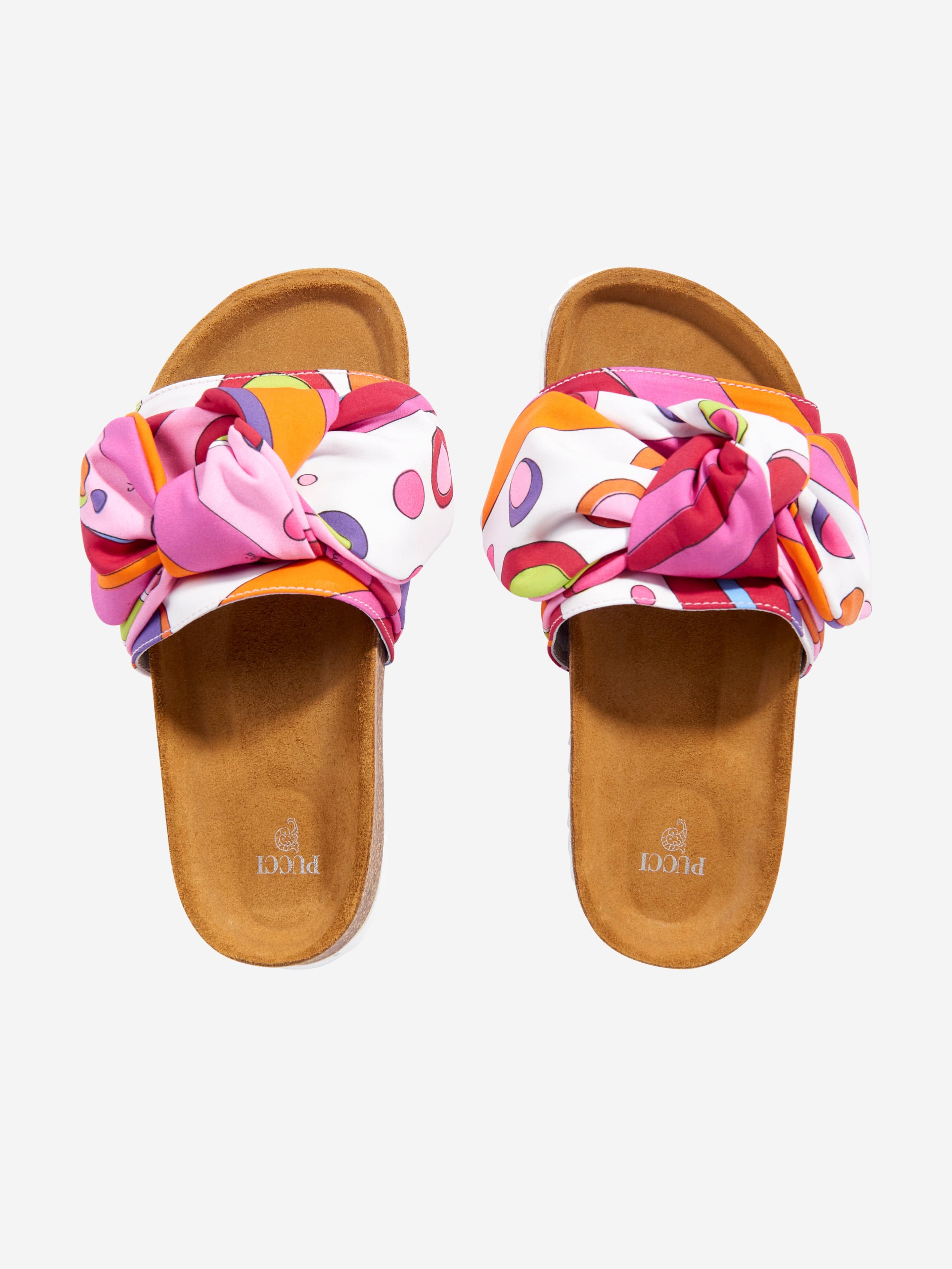 Girls Fontane Bow Sliders in Multicolour Free Shipping Pices