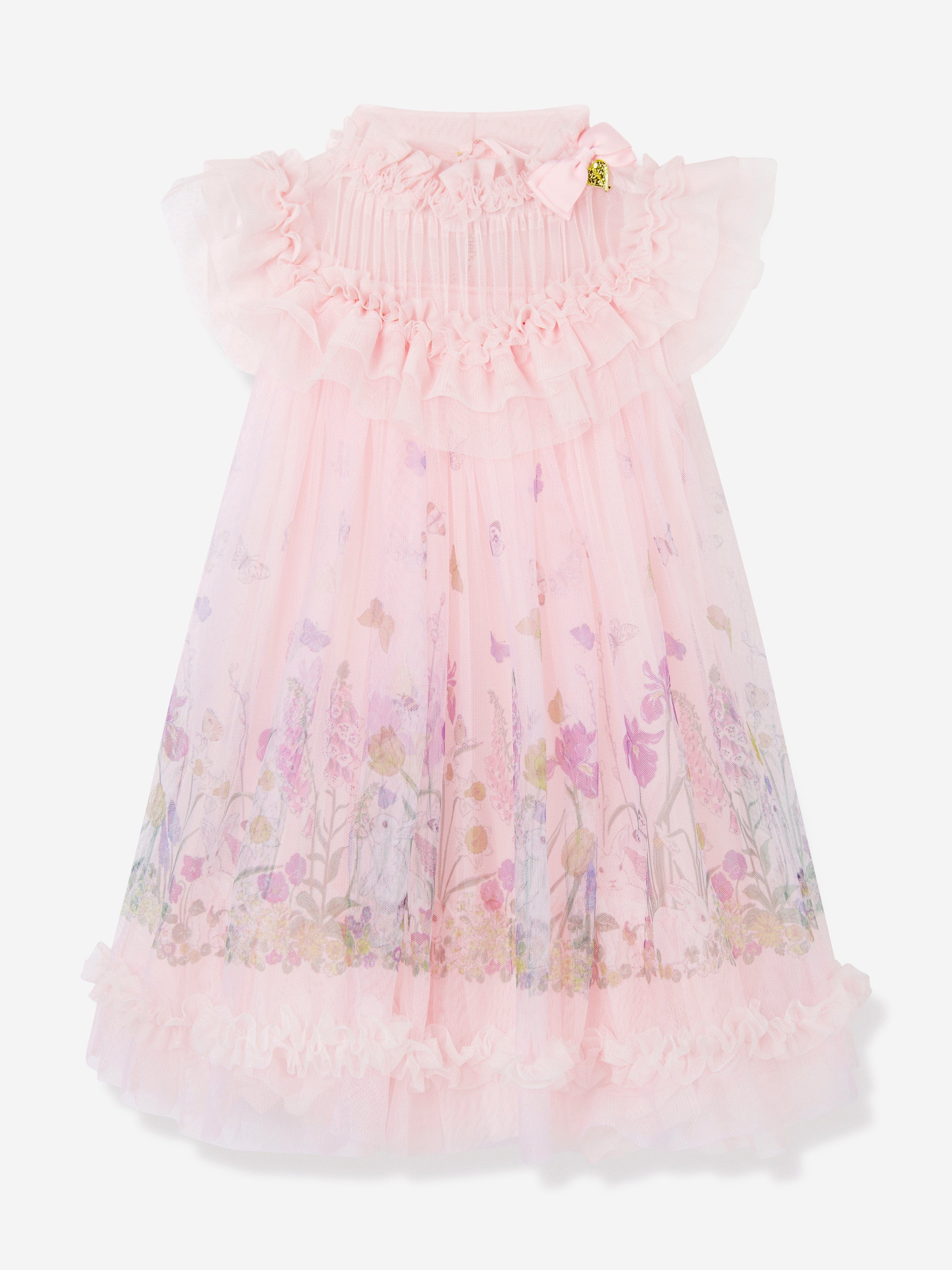 Girls Dominique Bunny Dress in Pink Outlet 2025 New