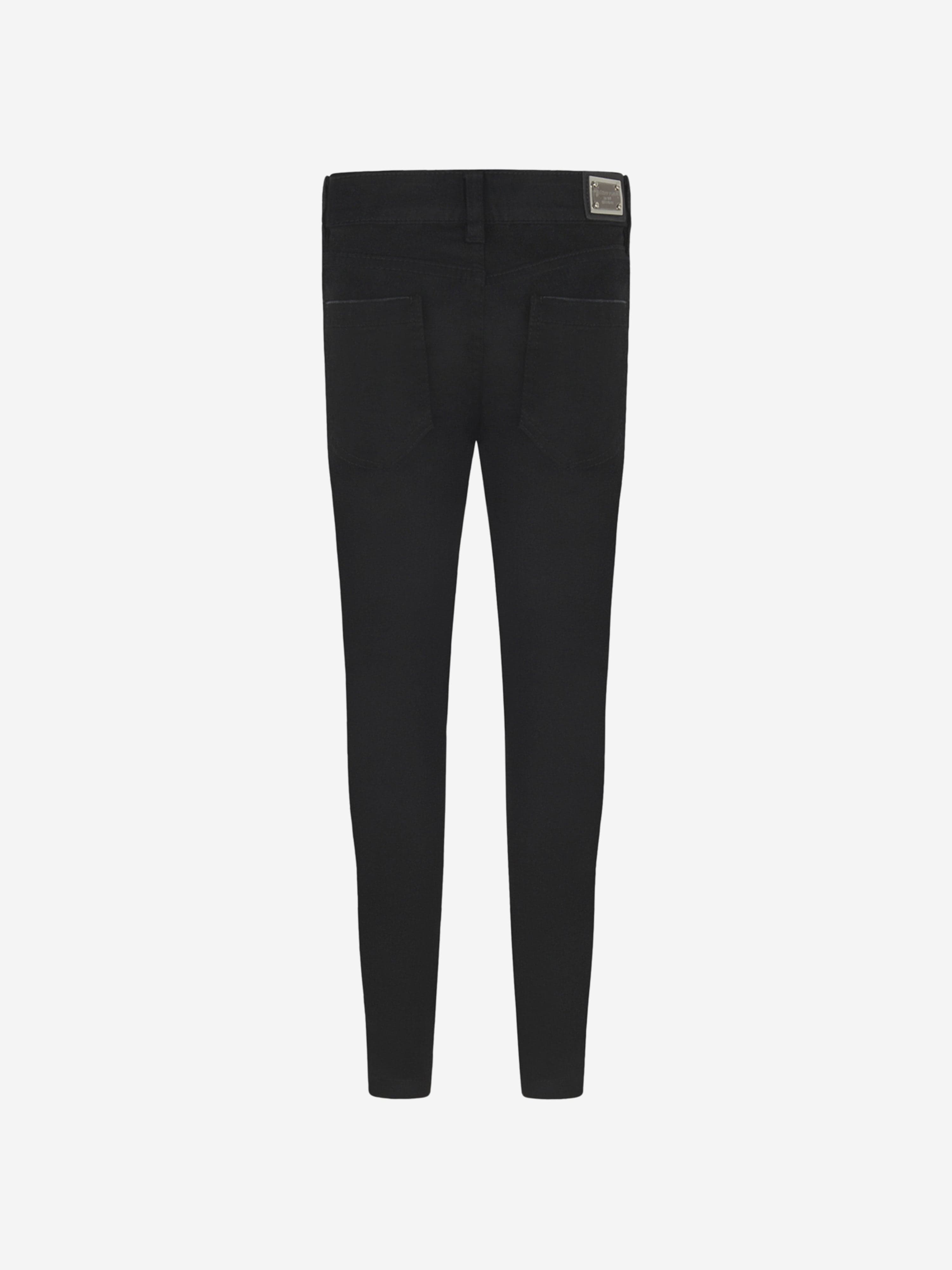 Philipp Plein Girls Diamante Cat Woman Jeans Sast For Sale