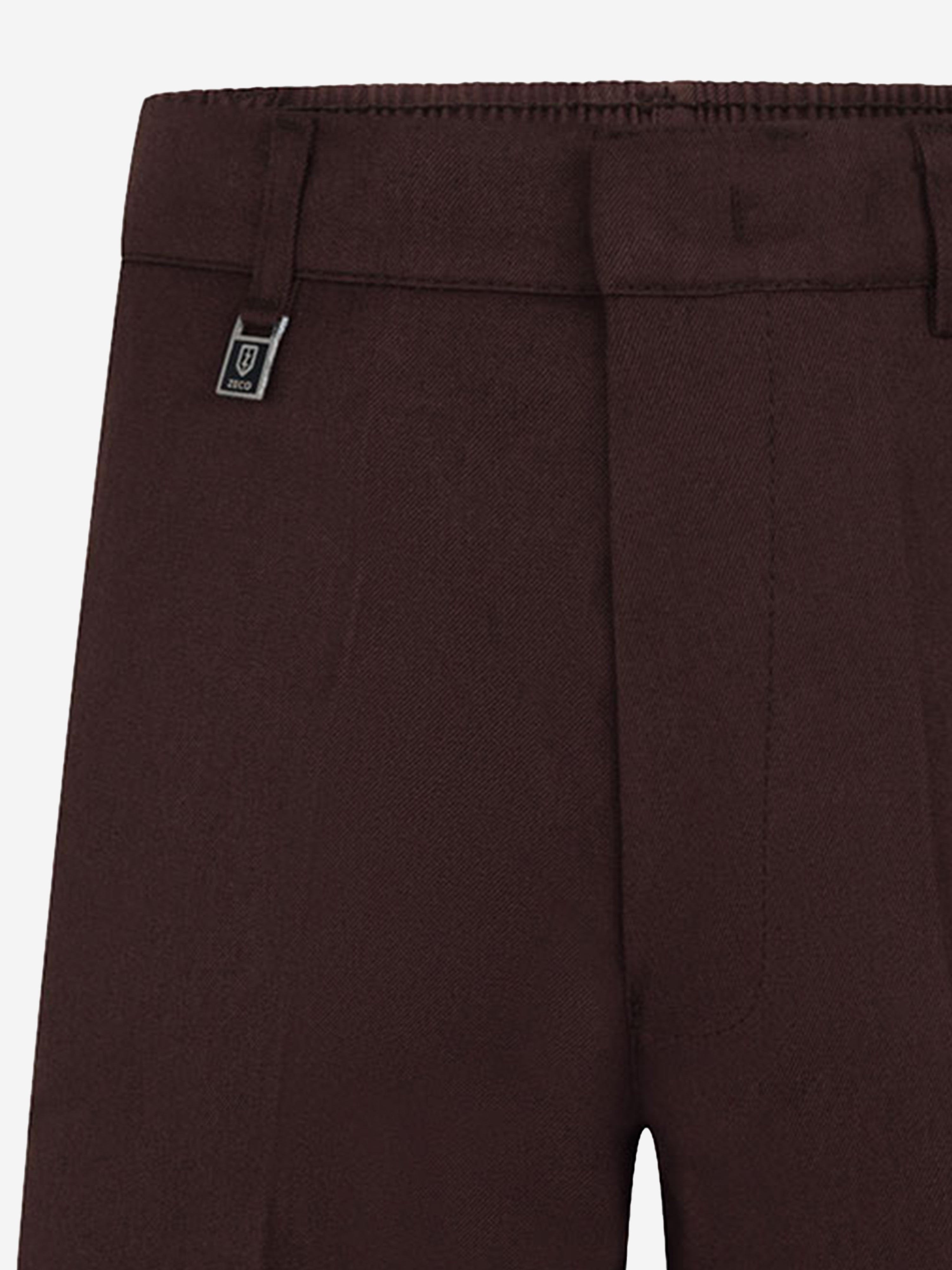 Zeco Kids School Standard Fit Shorts in Brown Buy Cheap Best Wholesale