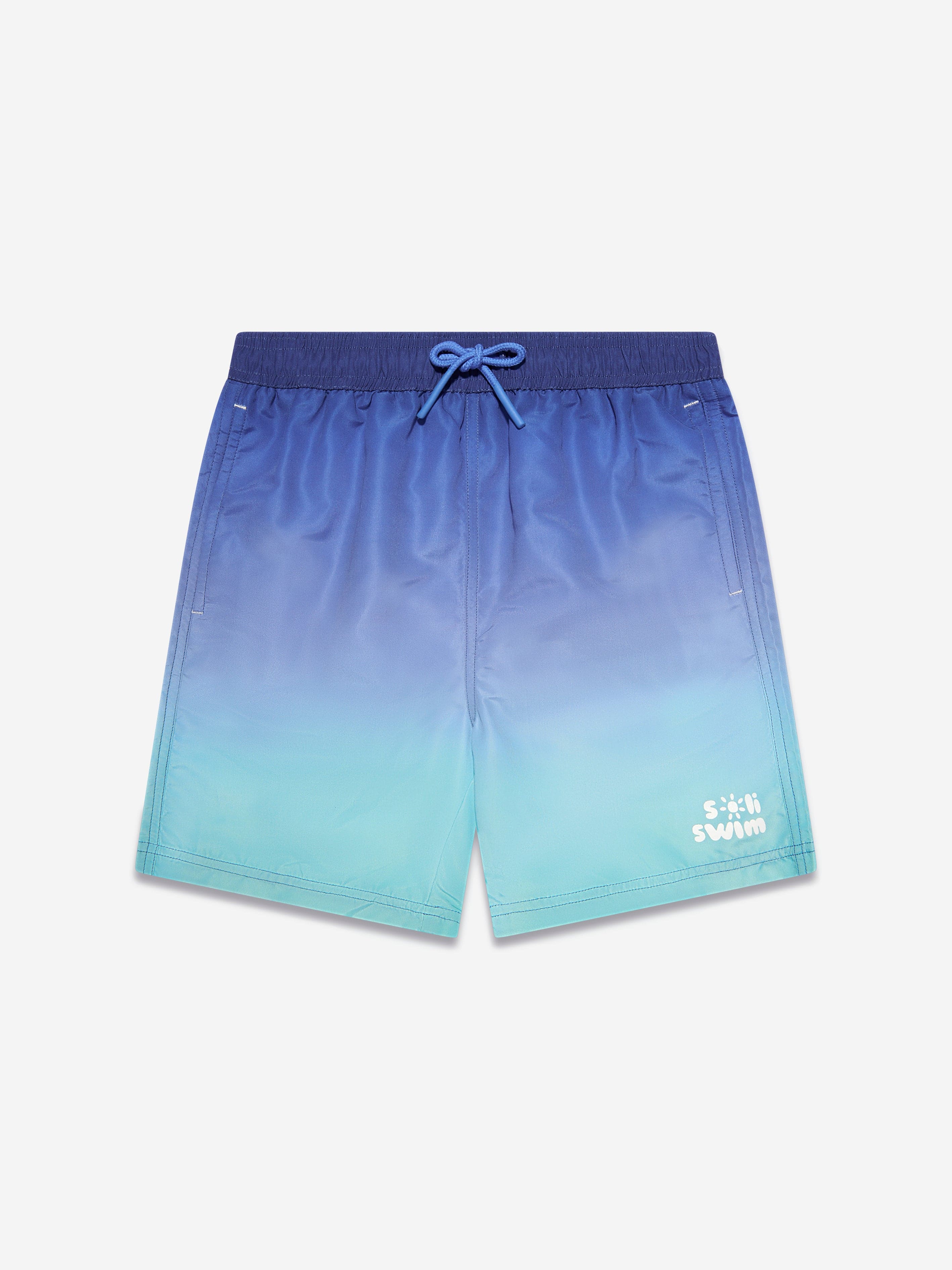 Soli Swim Boys Swim Shorts (UPF50+) in Blue Clearance Recommend