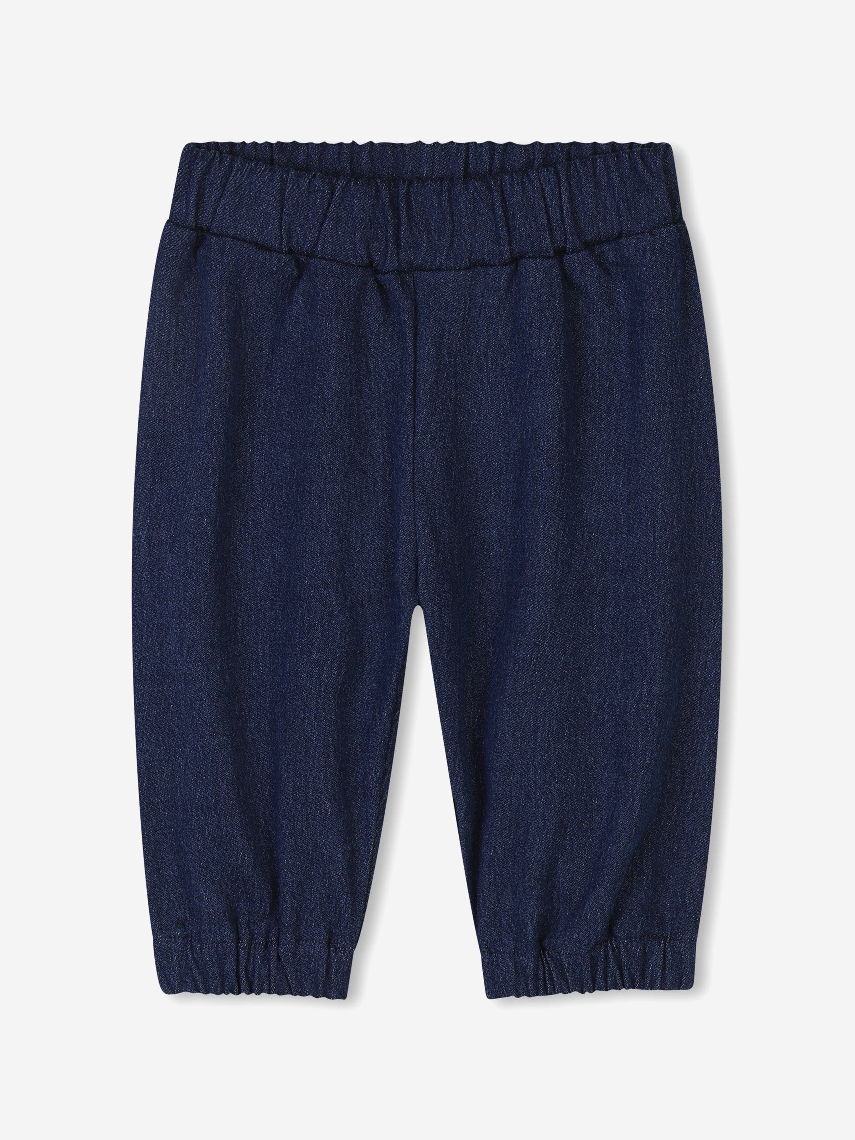 Baby Fleece Denim Tracksuit Set in Blue Sale Nicekicks