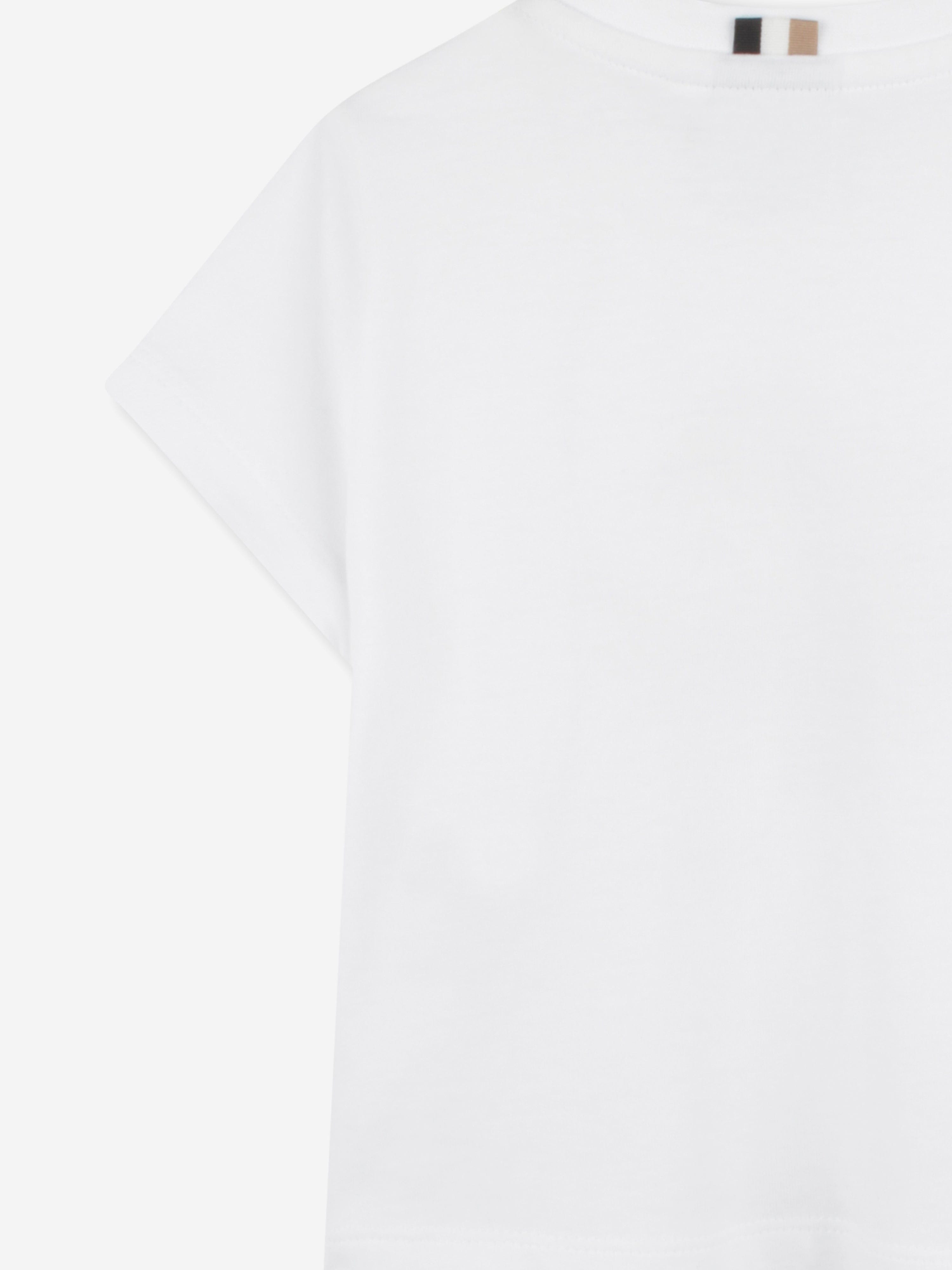BOSS Baby Boys Illustrated T-Shirt in White Discount Best Place